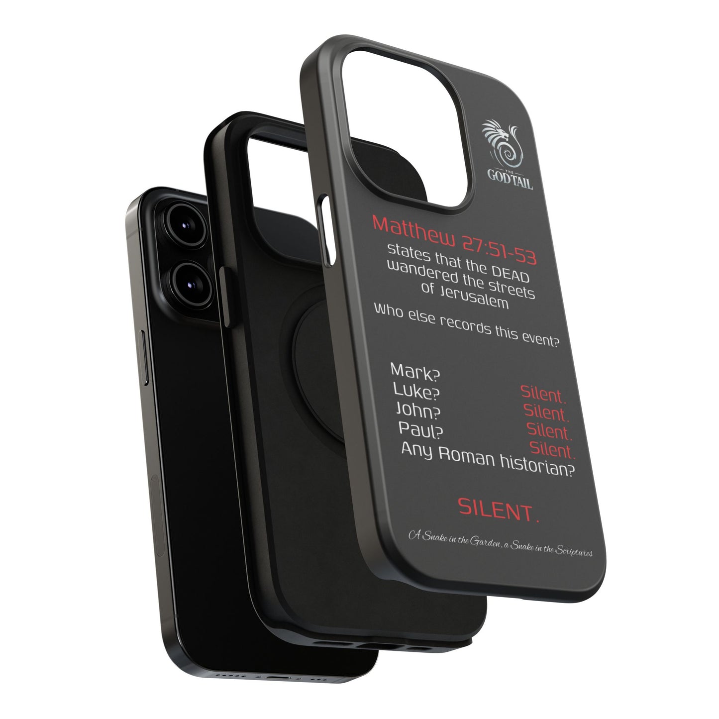 Dead Wandering the Streets Inconsistency - (iPhone & Samsung Galaxy) Religious Phone Case