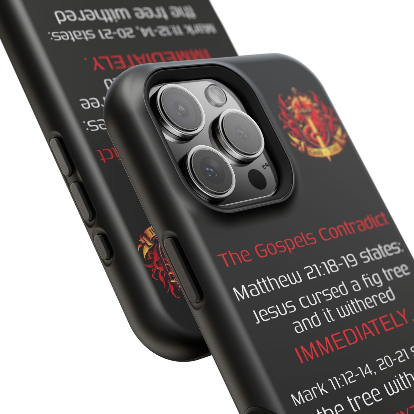 Fig Tree Inconsistency (iPhone & Samsung Galaxy) Religious iPhone Case