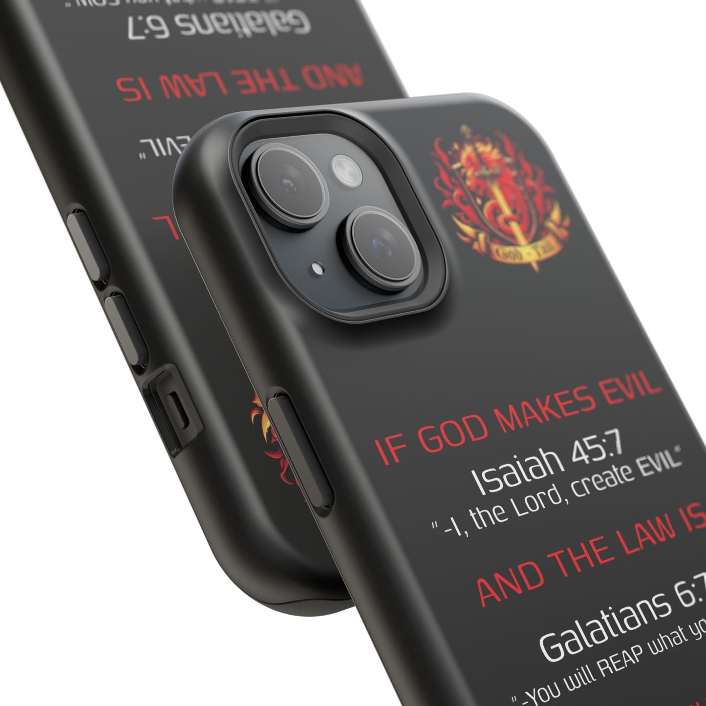 Inconsistency of God Creating Evil - (iPhone and Samsung Galaxy) Phone Case