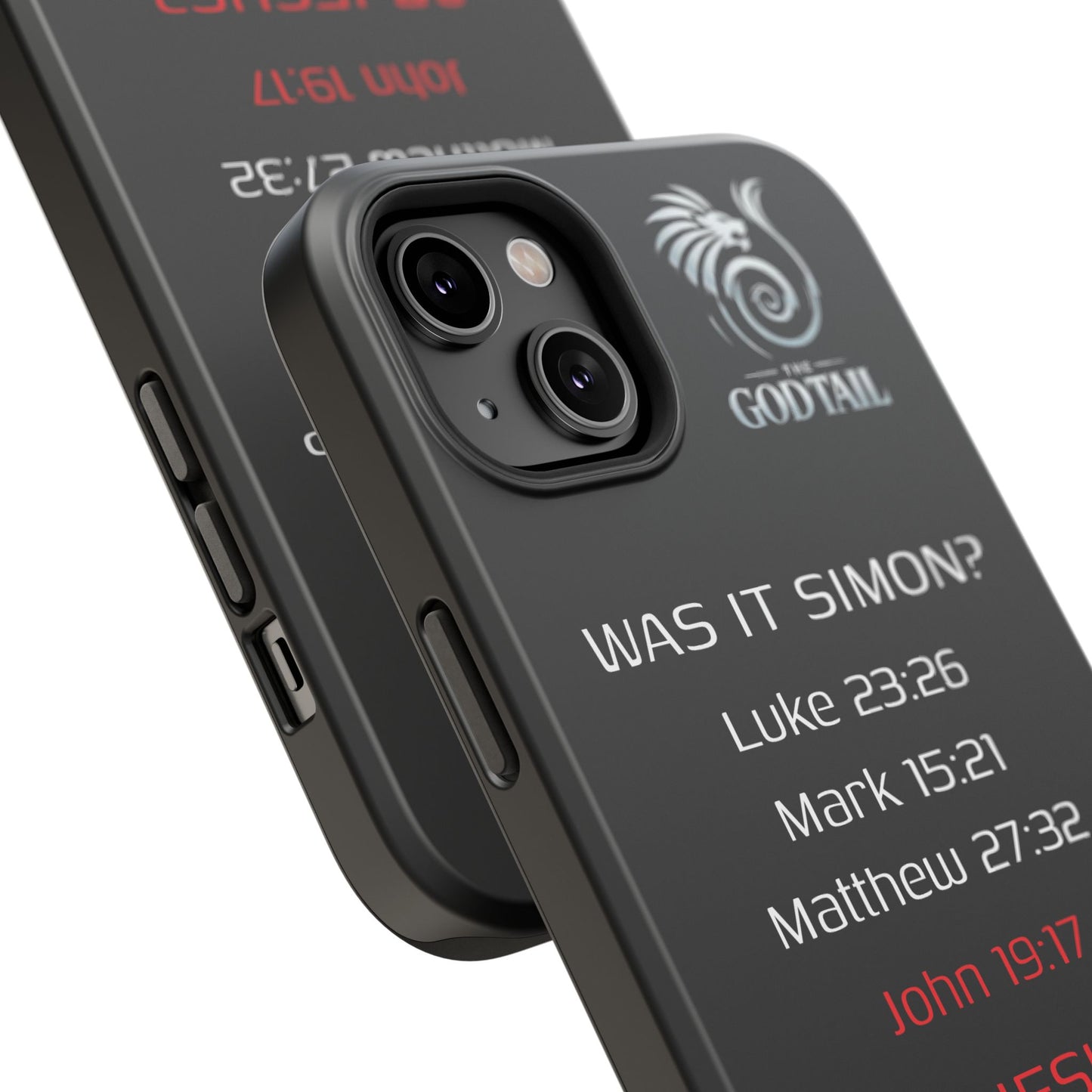 Who Carried the Cross Inconsistency - (iPhone & Samsung Galaxy) Phone Case