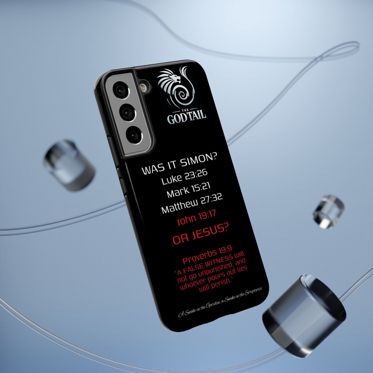 Who Carried the Cross Inconsistency - (iPhone & Samsung Galaxy) Phone Case