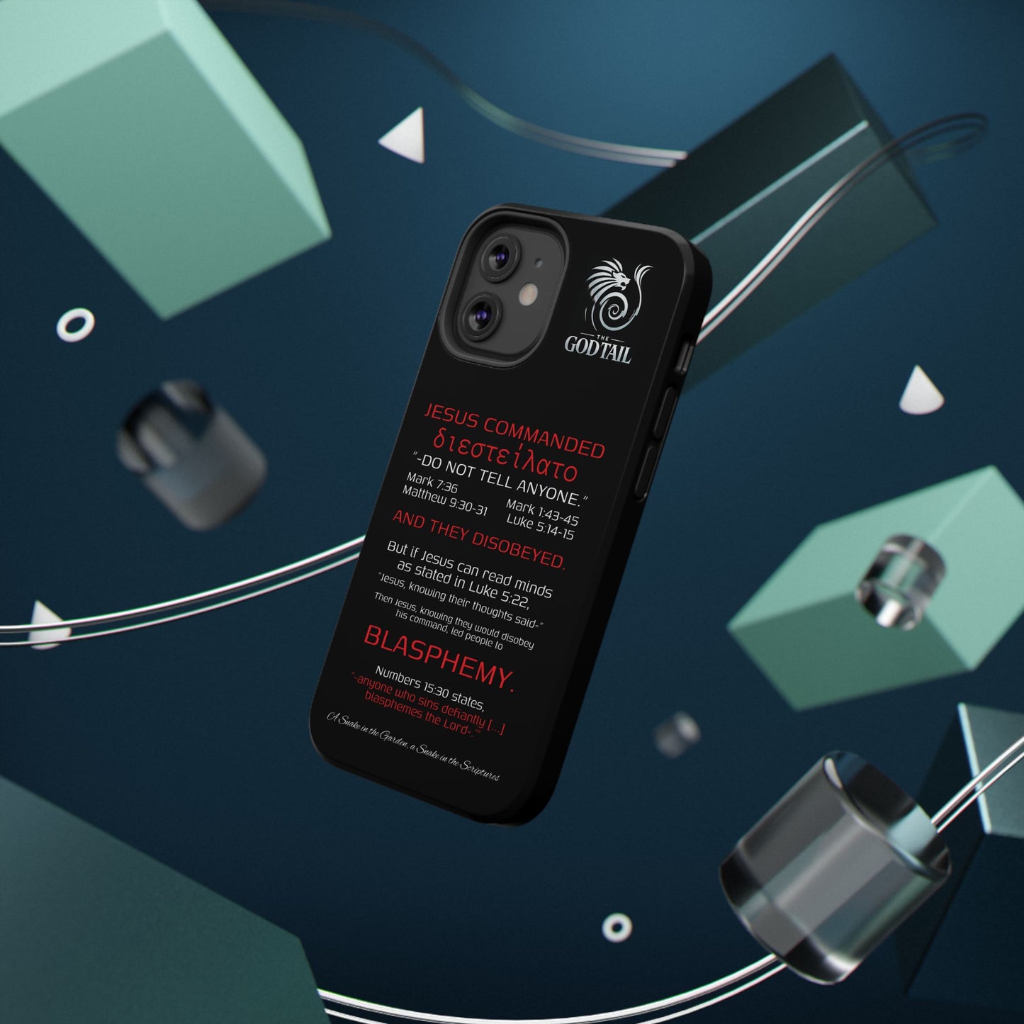 Jesus Leading to Sin Inconsistency - (iPhone & Samsung Galaxy) Phone Case