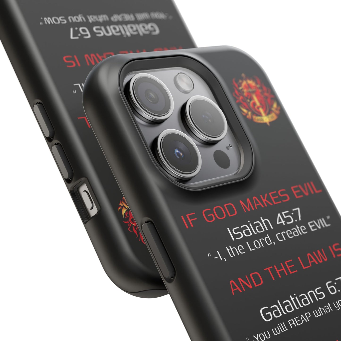 Inconsistency of God Creating Evil - (iPhone and Samsung Galaxy) Phone Case