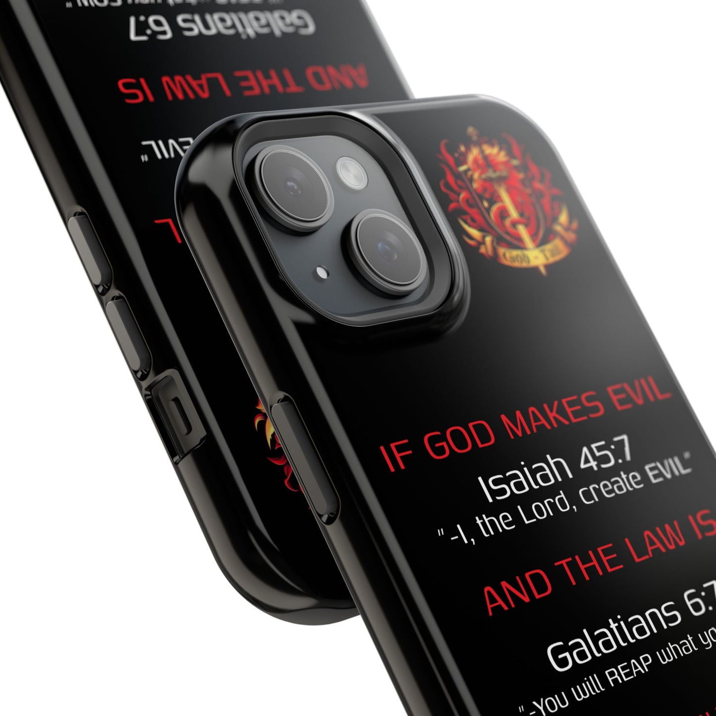 Inconsistency of God Creating Evil - (iPhone and Samsung Galaxy) Phone Case