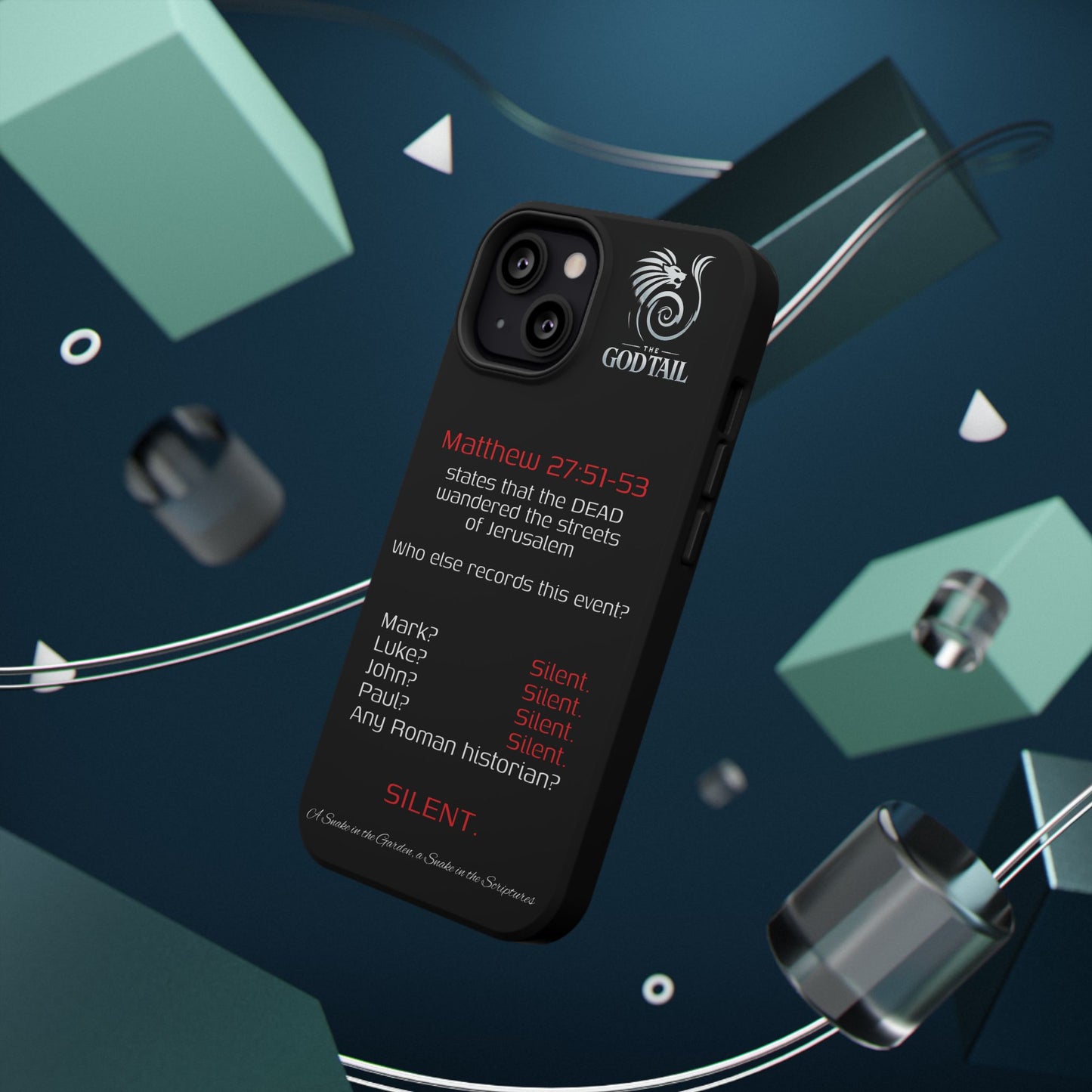 Dead Wandering the Streets Inconsistency - (iPhone & Samsung Galaxy) Religious Phone Case