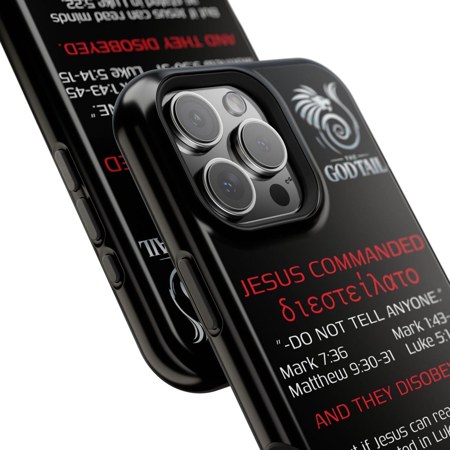 Jesus Leading to Sin Inconsistency - (iPhone & Samsung Galaxy) Phone Case