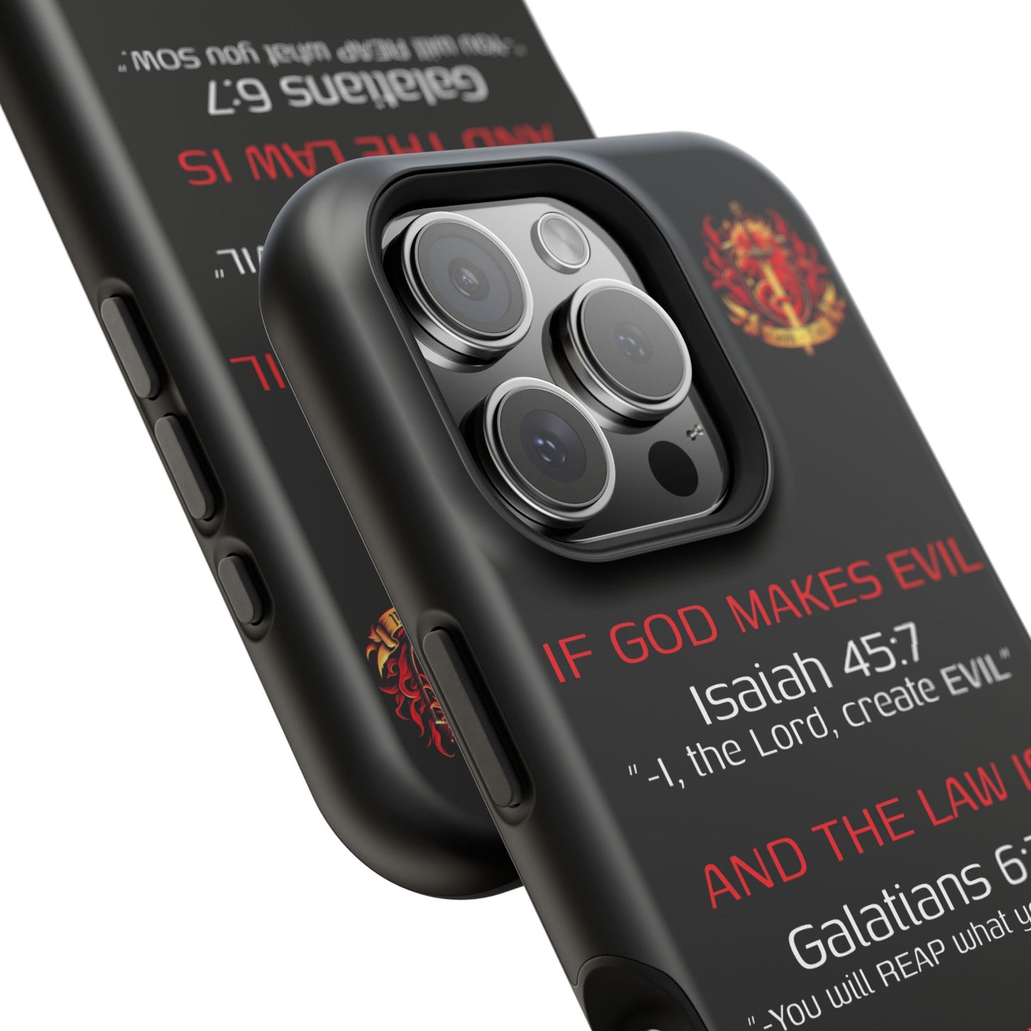 Inconsistency of God Creating Evil - (iPhone and Samsung Galaxy) Phone Case