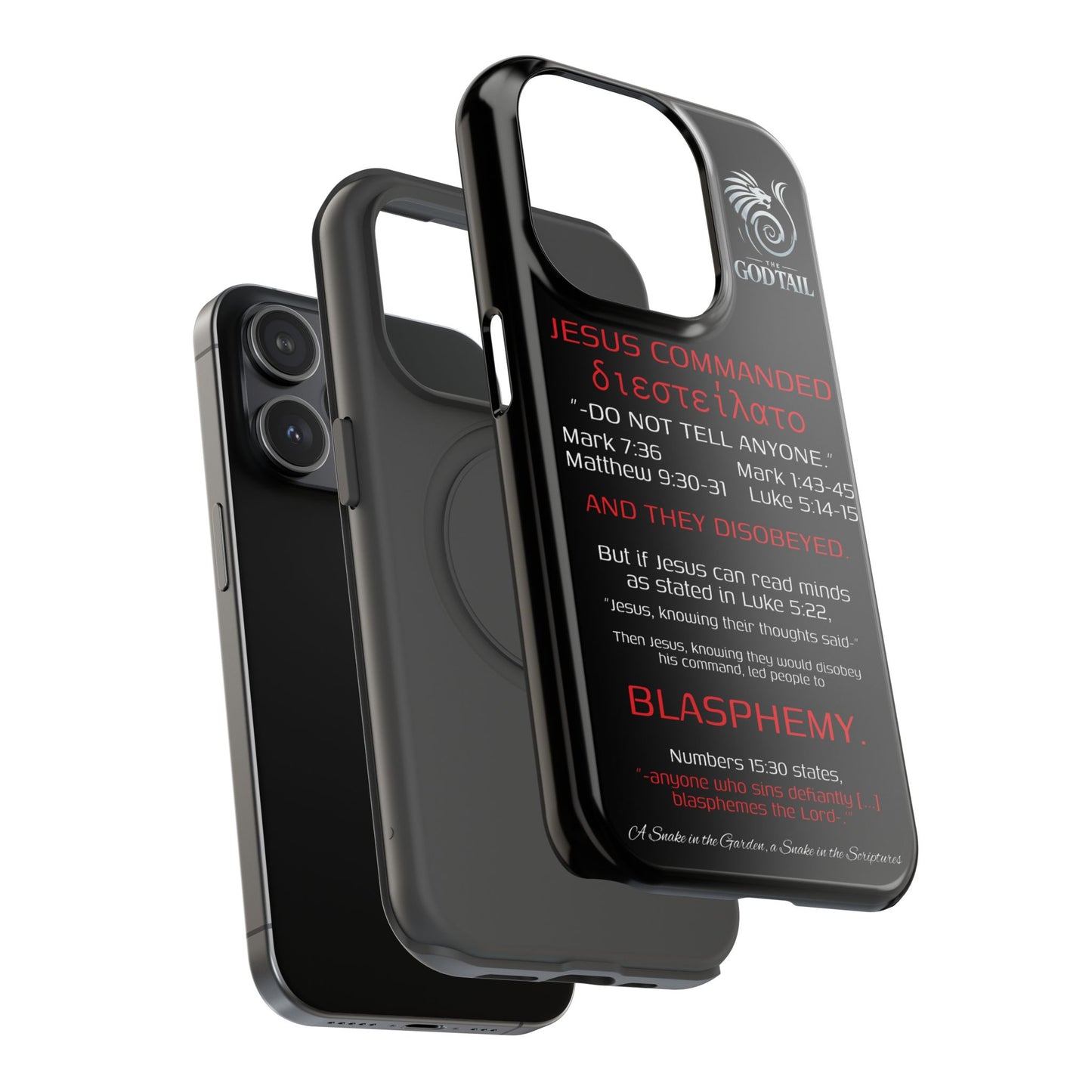 Jesus Leading to Sin Inconsistency - (iPhone & Samsung Galaxy) Phone Case