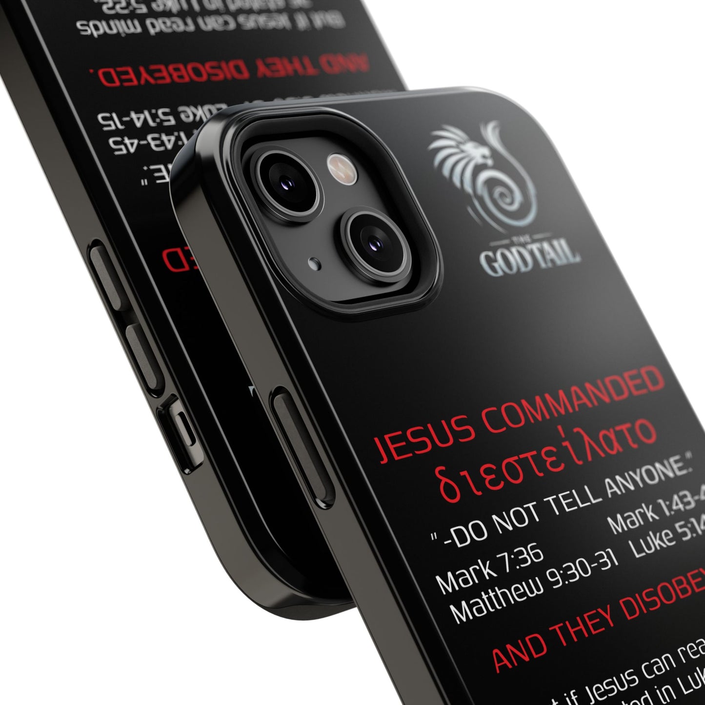 Jesus Leading to Sin Inconsistency - (iPhone & Samsung Galaxy) Phone Case