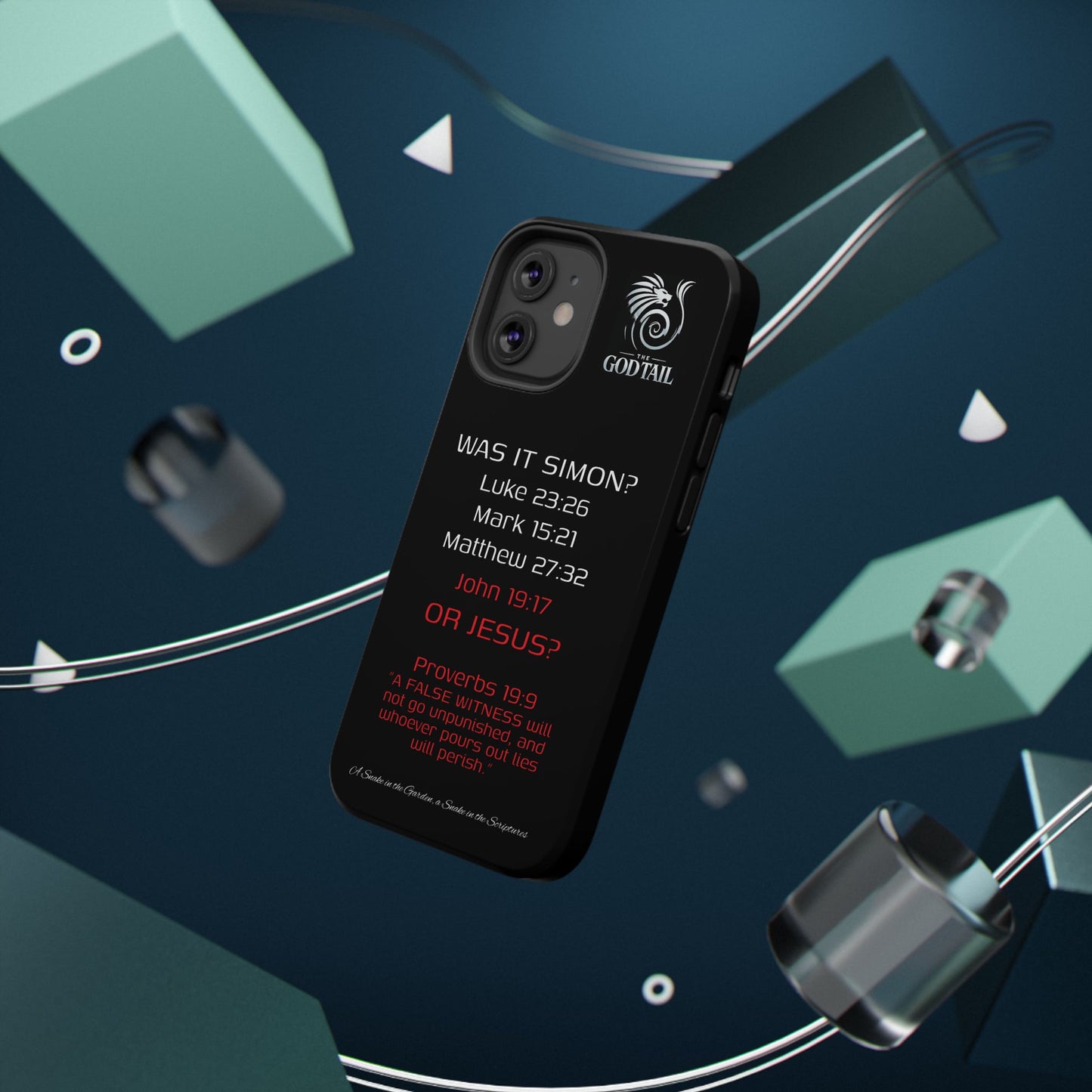 Who Carried the Cross Inconsistency - (iPhone & Samsung Galaxy) Phone Case