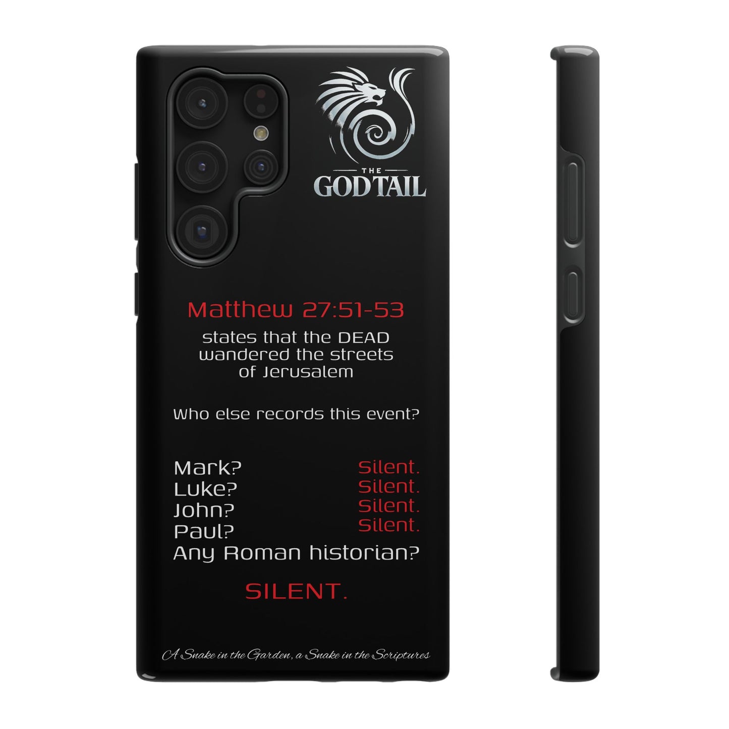 Dead Wandering the Streets Inconsistency - (iPhone & Samsung Galaxy) Religious Phone Case