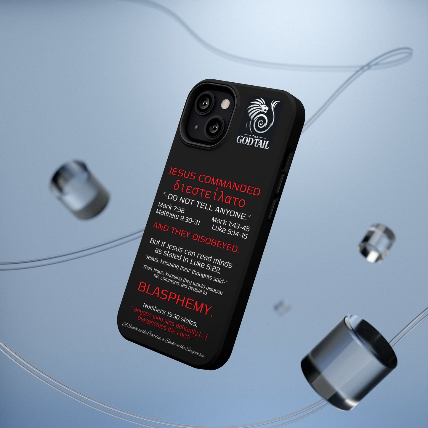 Jesus Leading to Sin Inconsistency - (iPhone & Samsung Galaxy) Phone Case