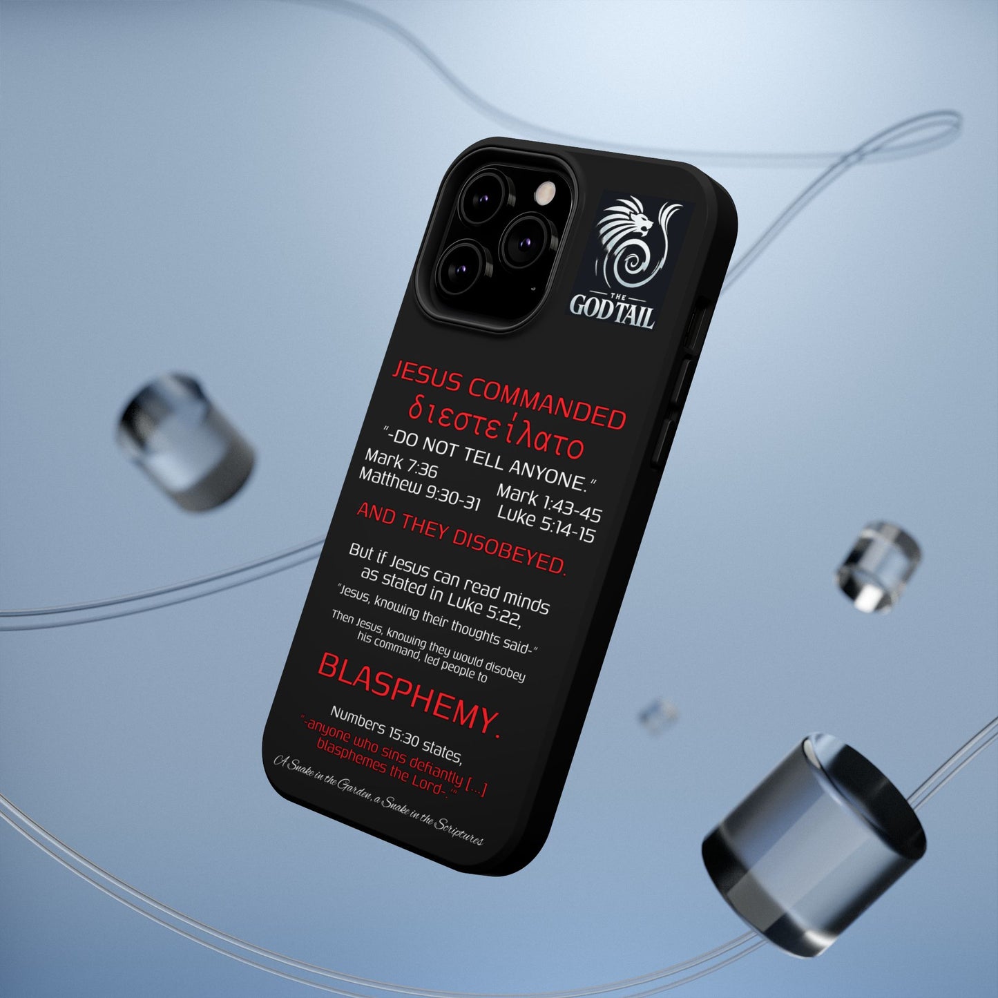 Jesus Leading to Sin Inconsistency - (iPhone & Samsung Galaxy) Phone Case