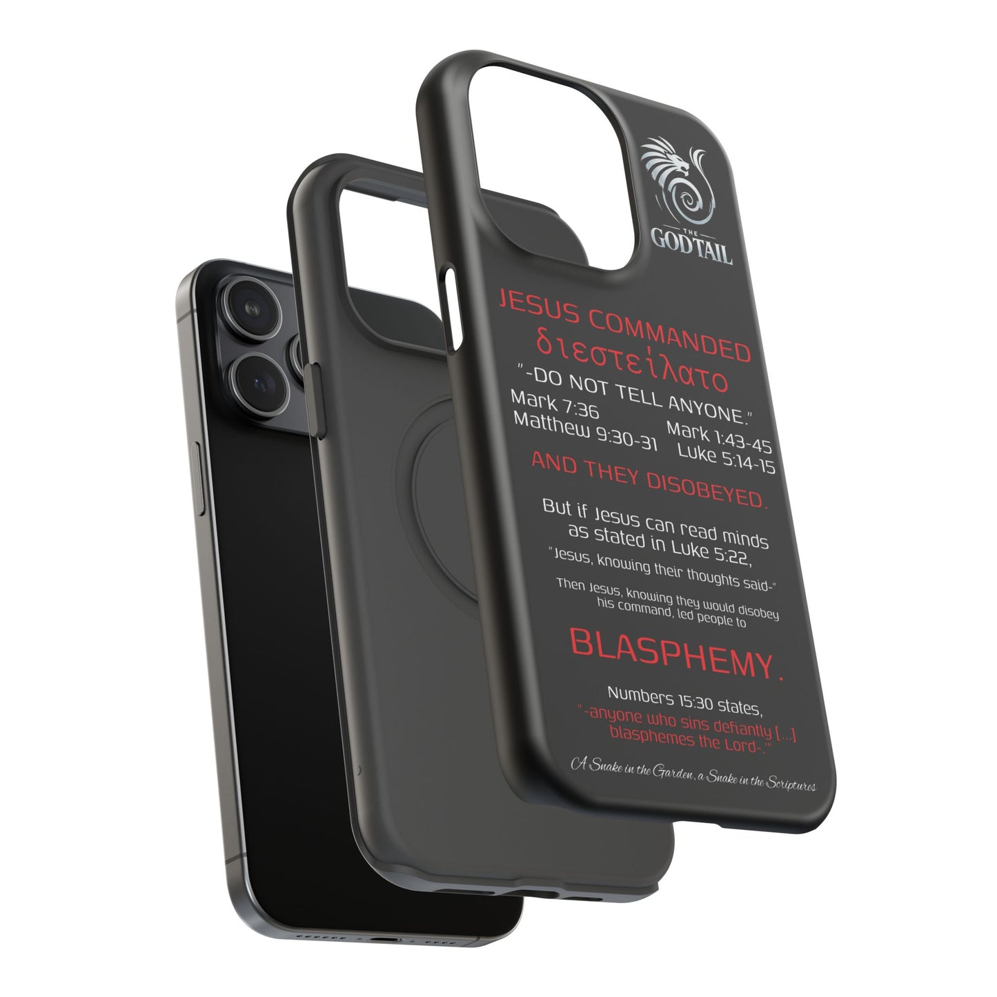 Jesus Leading to Sin Inconsistency - (iPhone & Samsung Galaxy) Phone Case