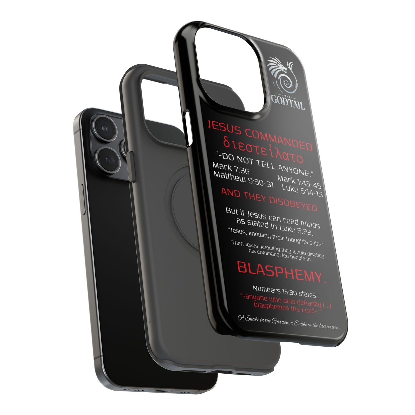 Jesus Leading to Sin Inconsistency - (iPhone & Samsung Galaxy) Phone Case