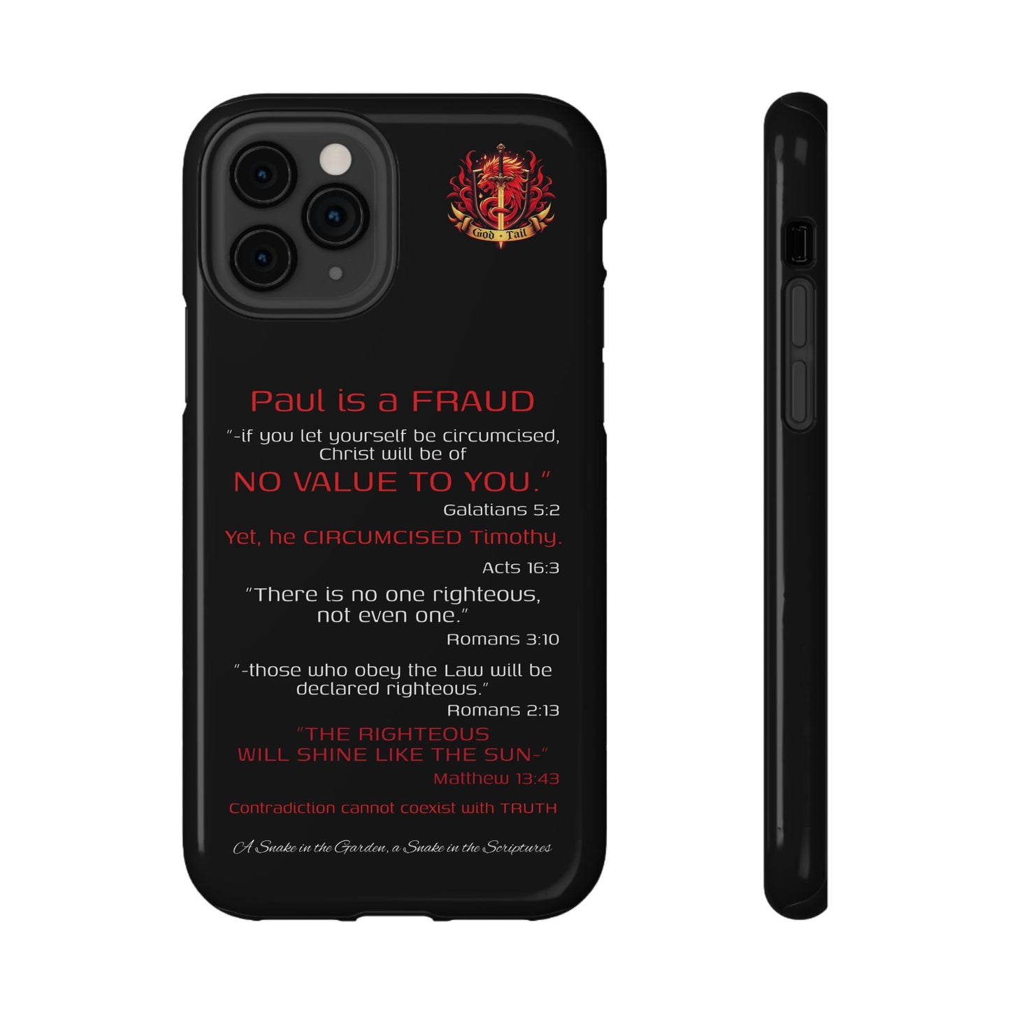 Paul's Inconsistent Philosophy - (iPhone & Samsung Galaxy) Phone Case