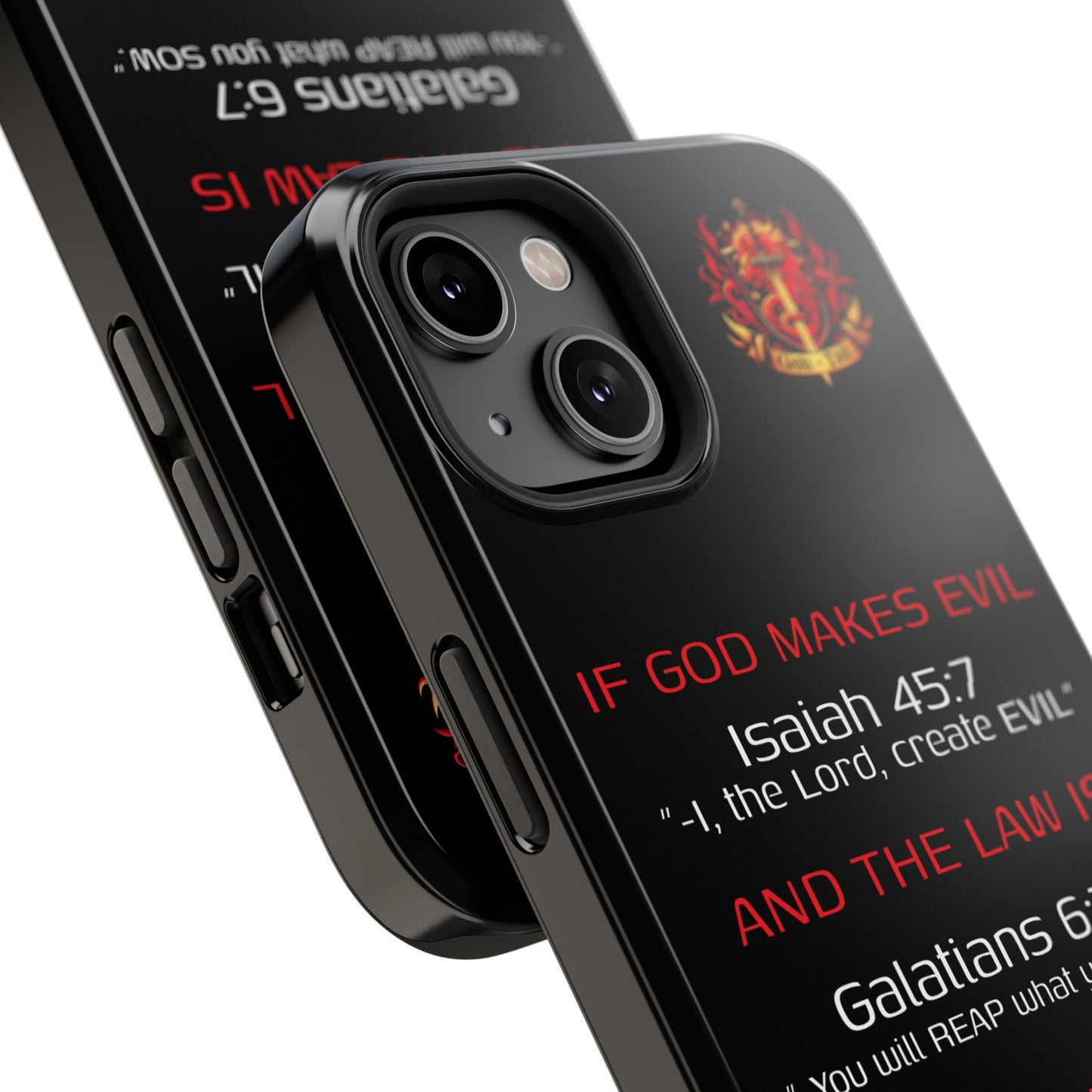 Inconsistency of God Creating Evil - (iPhone and Samsung Galaxy) Phone Case