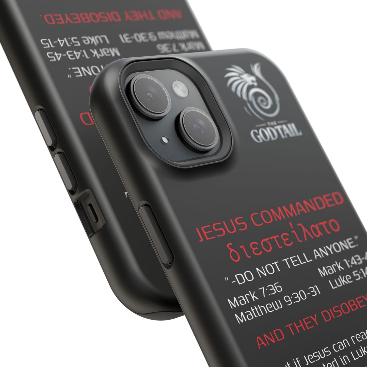 Jesus Leading to Sin Inconsistency - (iPhone & Samsung Galaxy) Phone Case