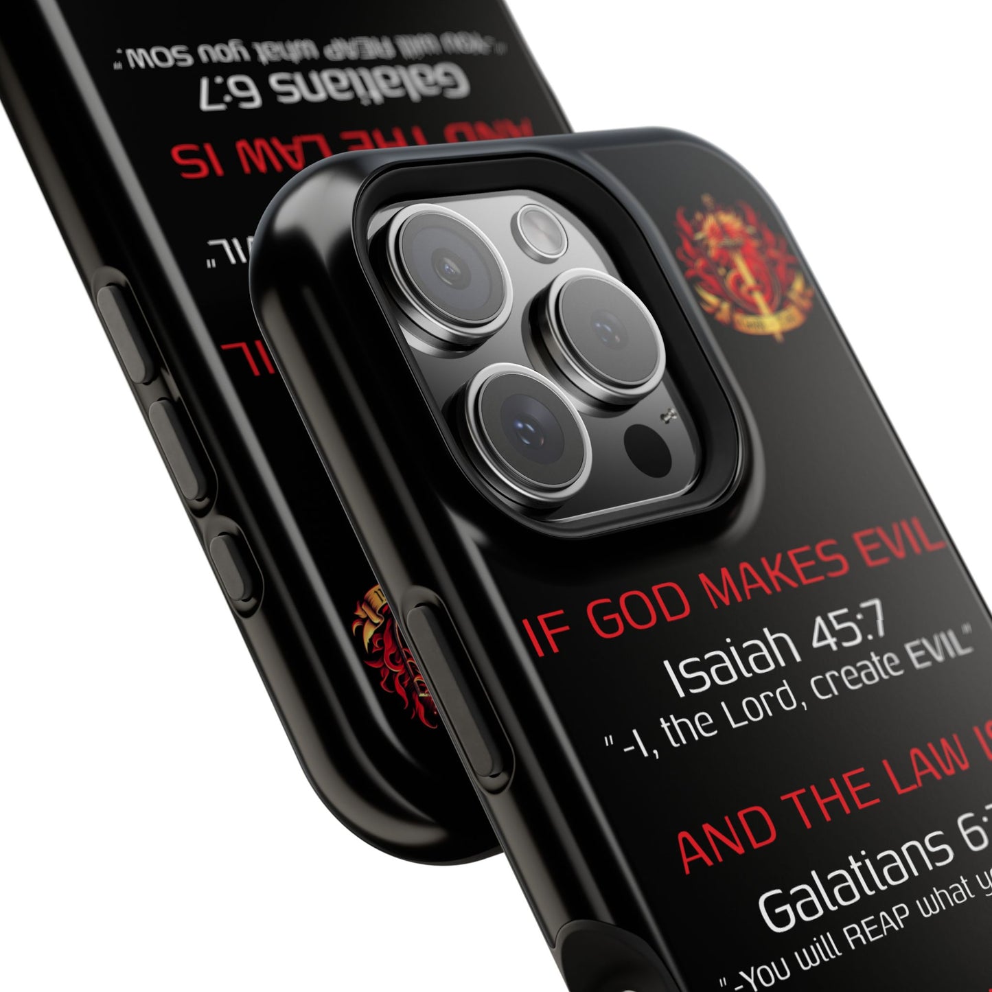 Inconsistency of God Creating Evil - (iPhone and Samsung Galaxy) Phone Case
