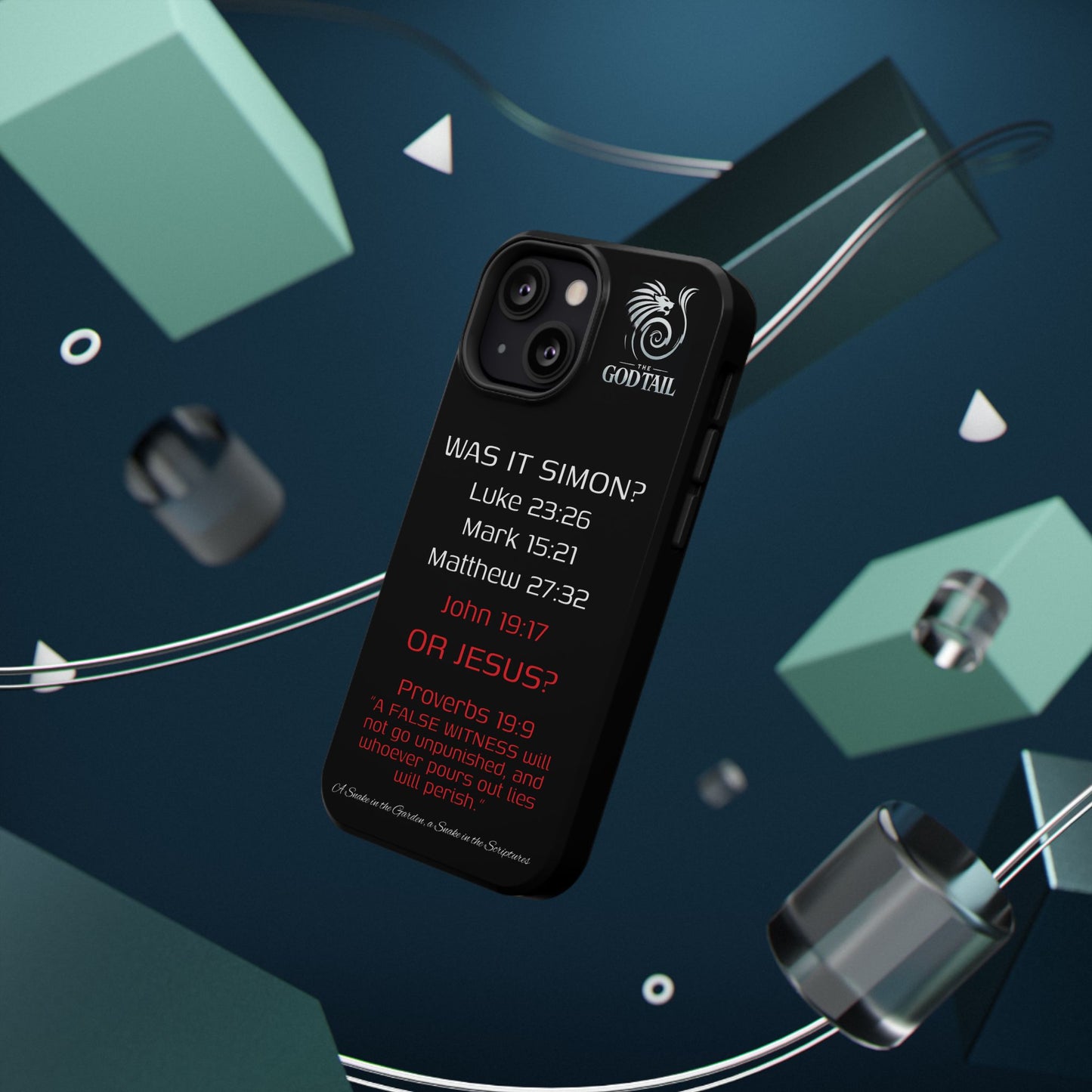 Who Carried the Cross Inconsistency - (iPhone & Samsung Galaxy) Phone Case