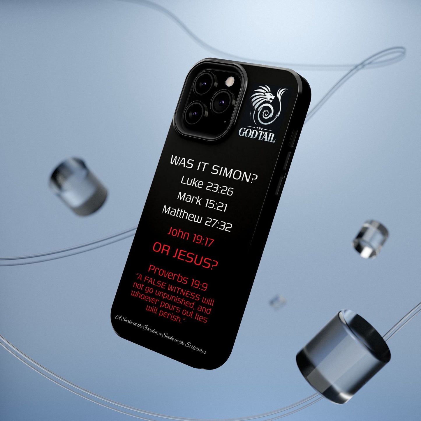 Who Carried the Cross Inconsistency - (iPhone & Samsung Galaxy) Phone Case