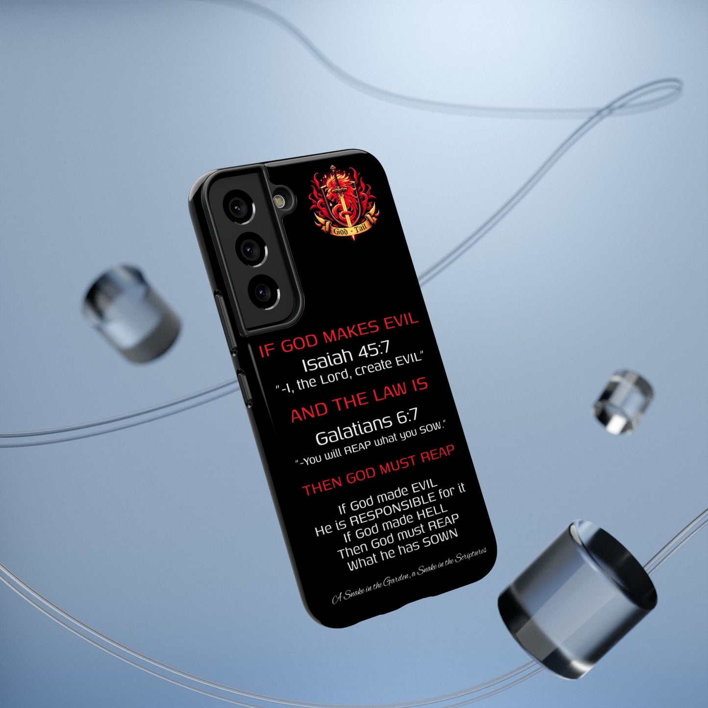 Inconsistency of God Creating Evil - (iPhone and Samsung Galaxy) Phone Case