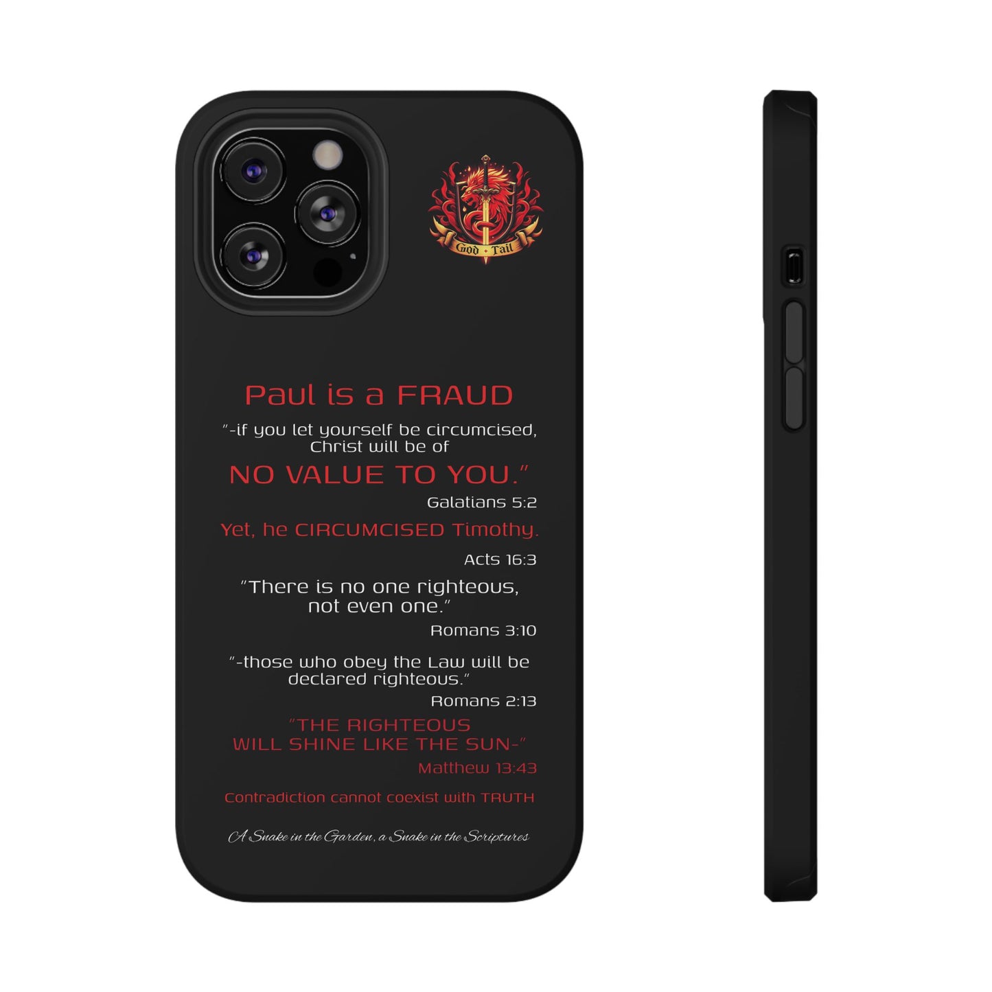 Paul's Inconsistent Philosophy - (iPhone & Samsung Galaxy) Phone Case