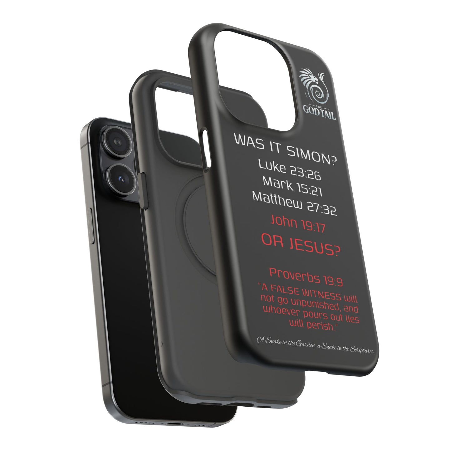 Who Carried the Cross Inconsistency - (iPhone & Samsung Galaxy) Phone Case