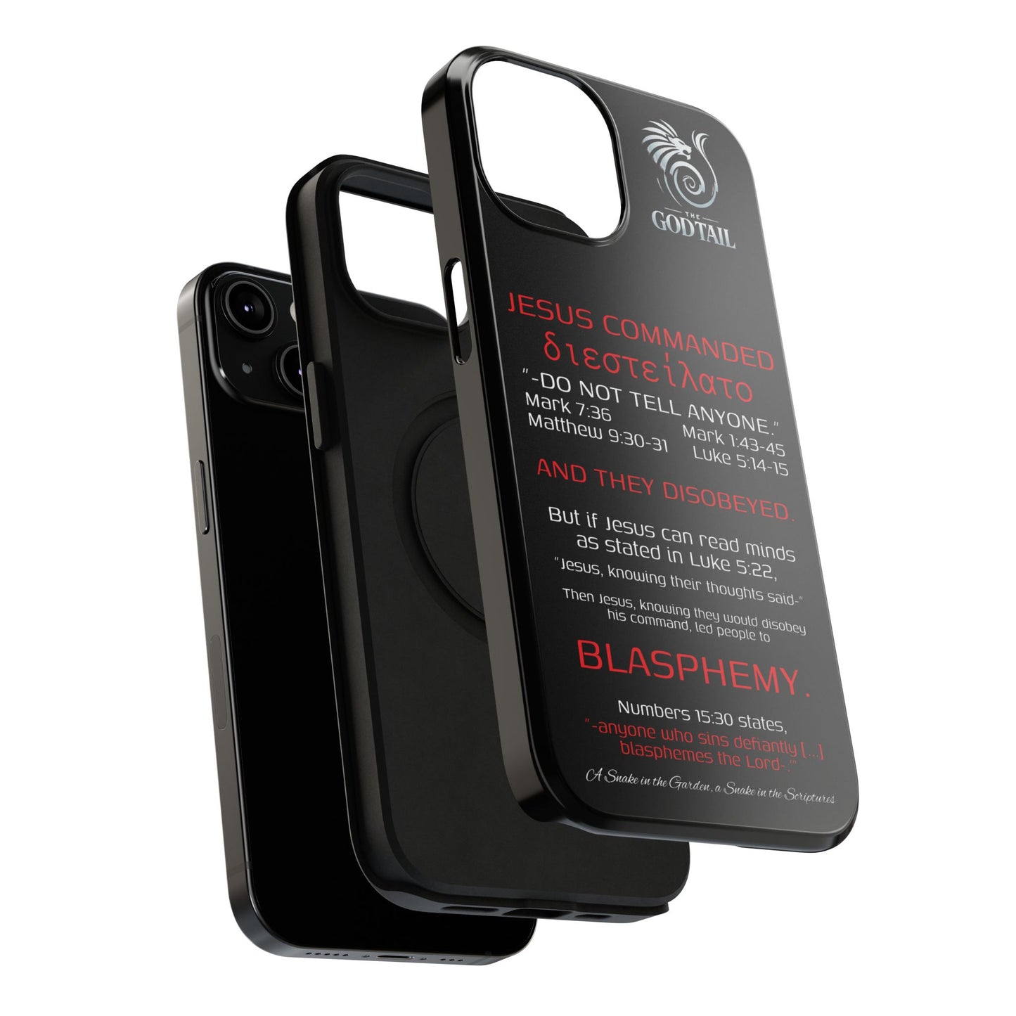 Jesus Leading to Sin Inconsistency - (iPhone & Samsung Galaxy) Phone Case