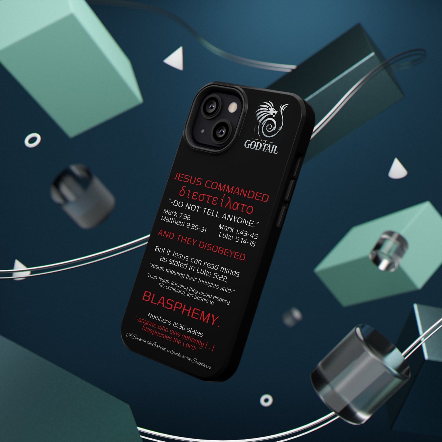 Jesus Leading to Sin Inconsistency - (iPhone & Samsung Galaxy) Phone Case