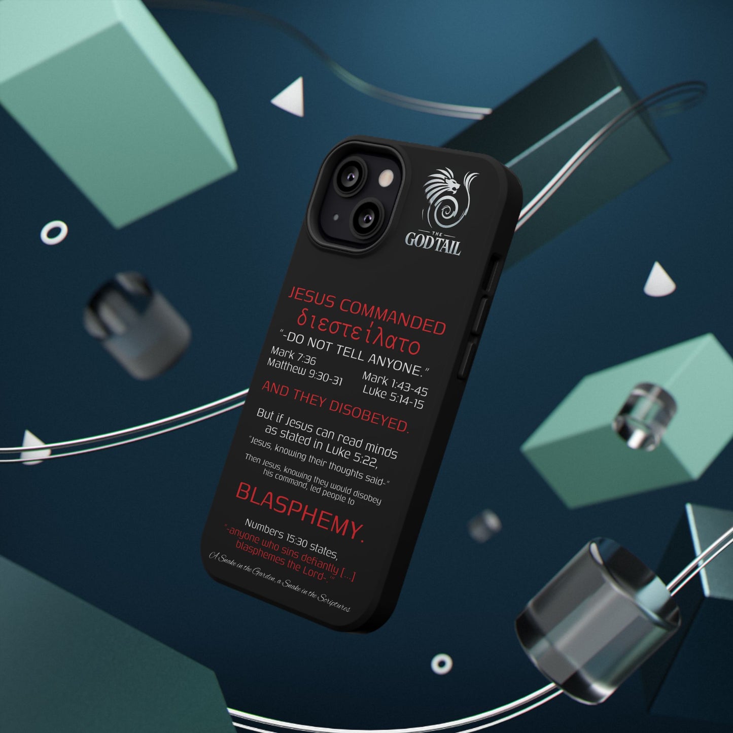 Jesus Leading to Sin Inconsistency - (iPhone & Samsung Galaxy) Phone Case