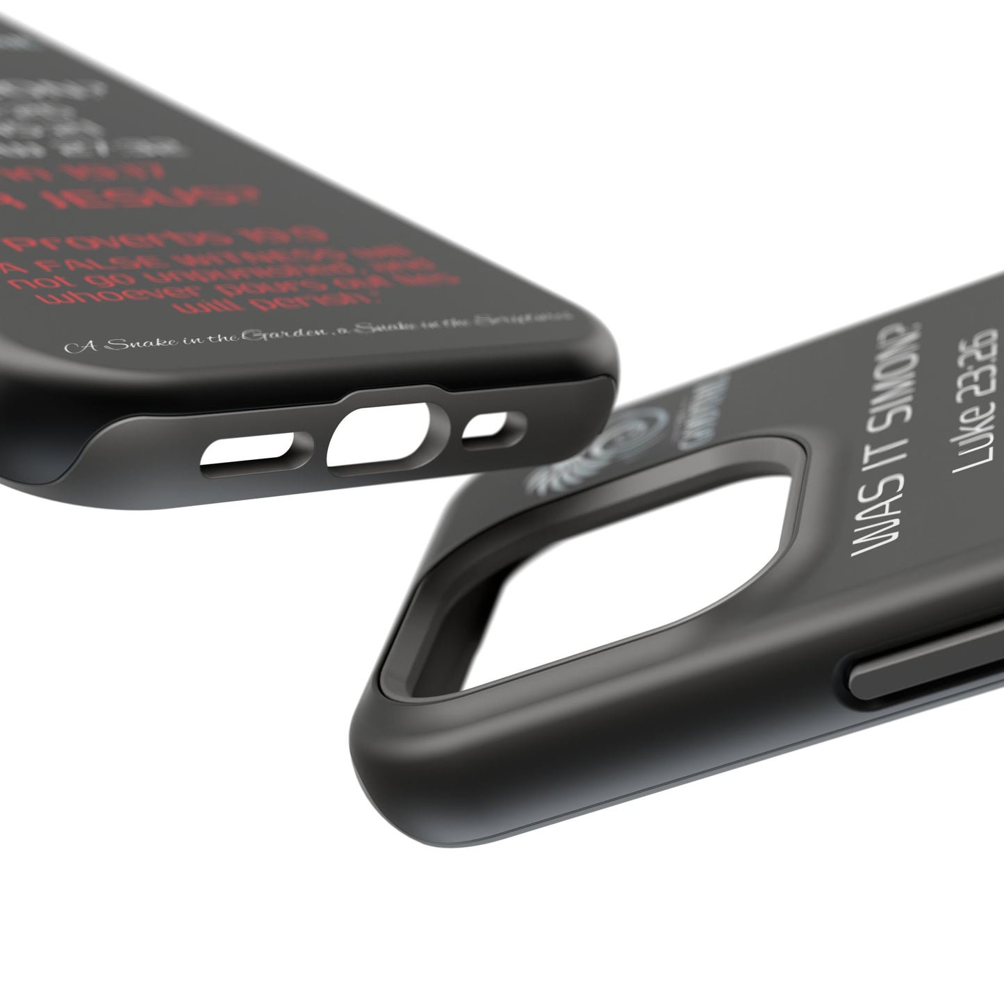 Who Carried the Cross Inconsistency - (iPhone & Samsung Galaxy) Phone Case