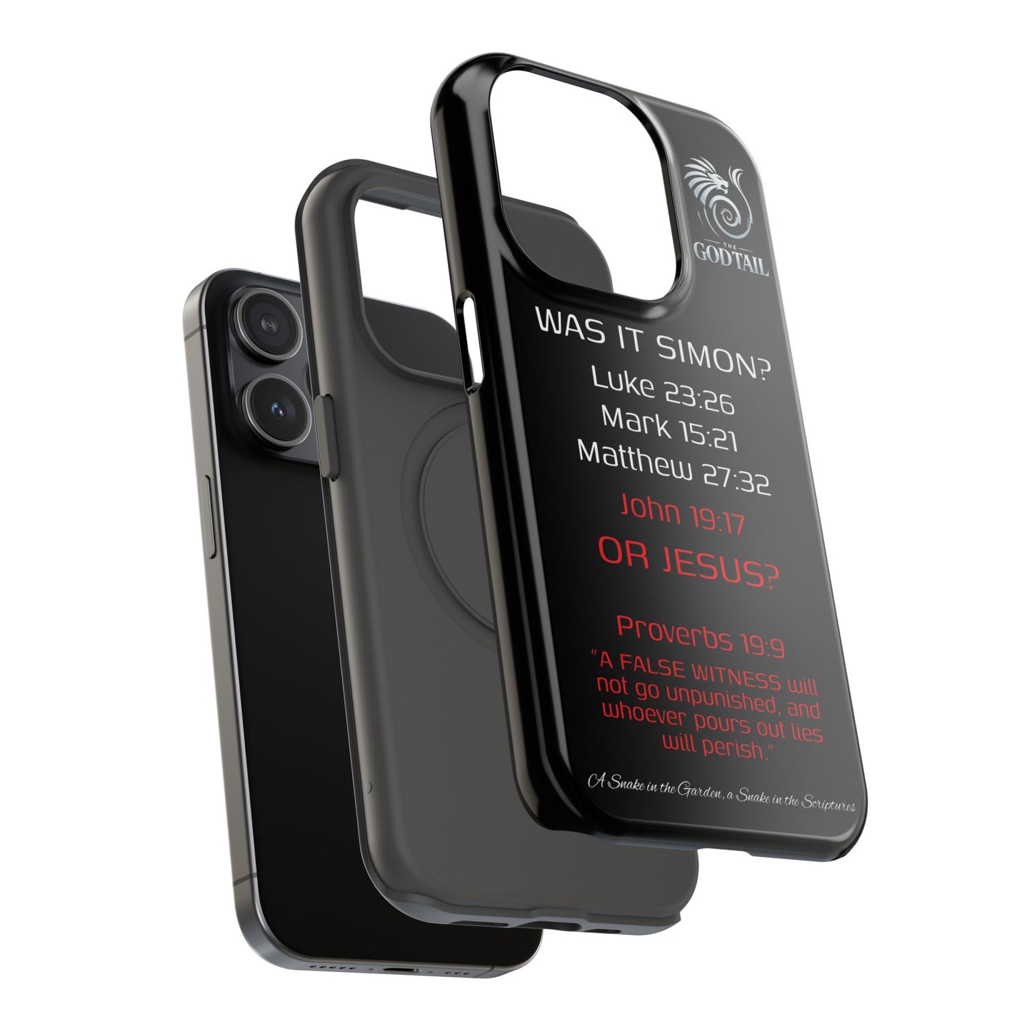 Who Carried the Cross Inconsistency - (iPhone & Samsung Galaxy) Phone Case