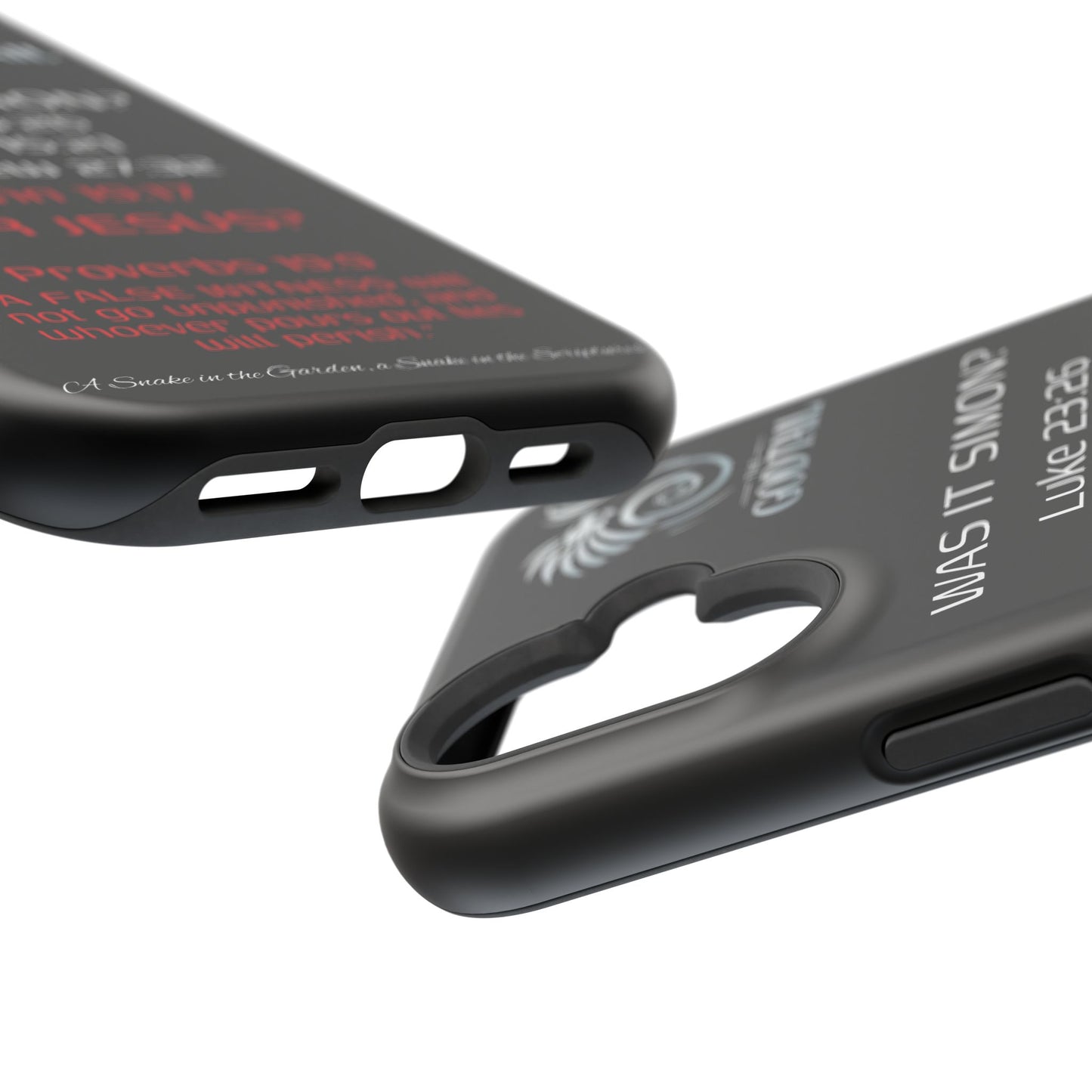 Who Carried the Cross Inconsistency - (iPhone & Samsung Galaxy) Phone Case