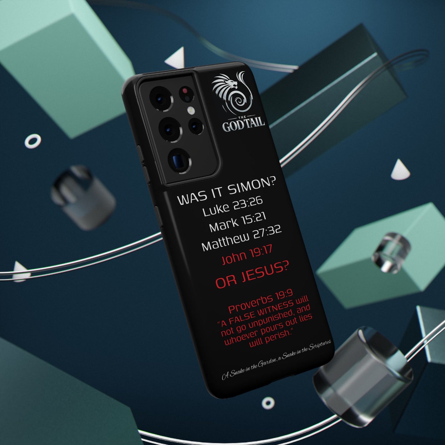 Who Carried the Cross Inconsistency - (iPhone & Samsung Galaxy) Phone Case