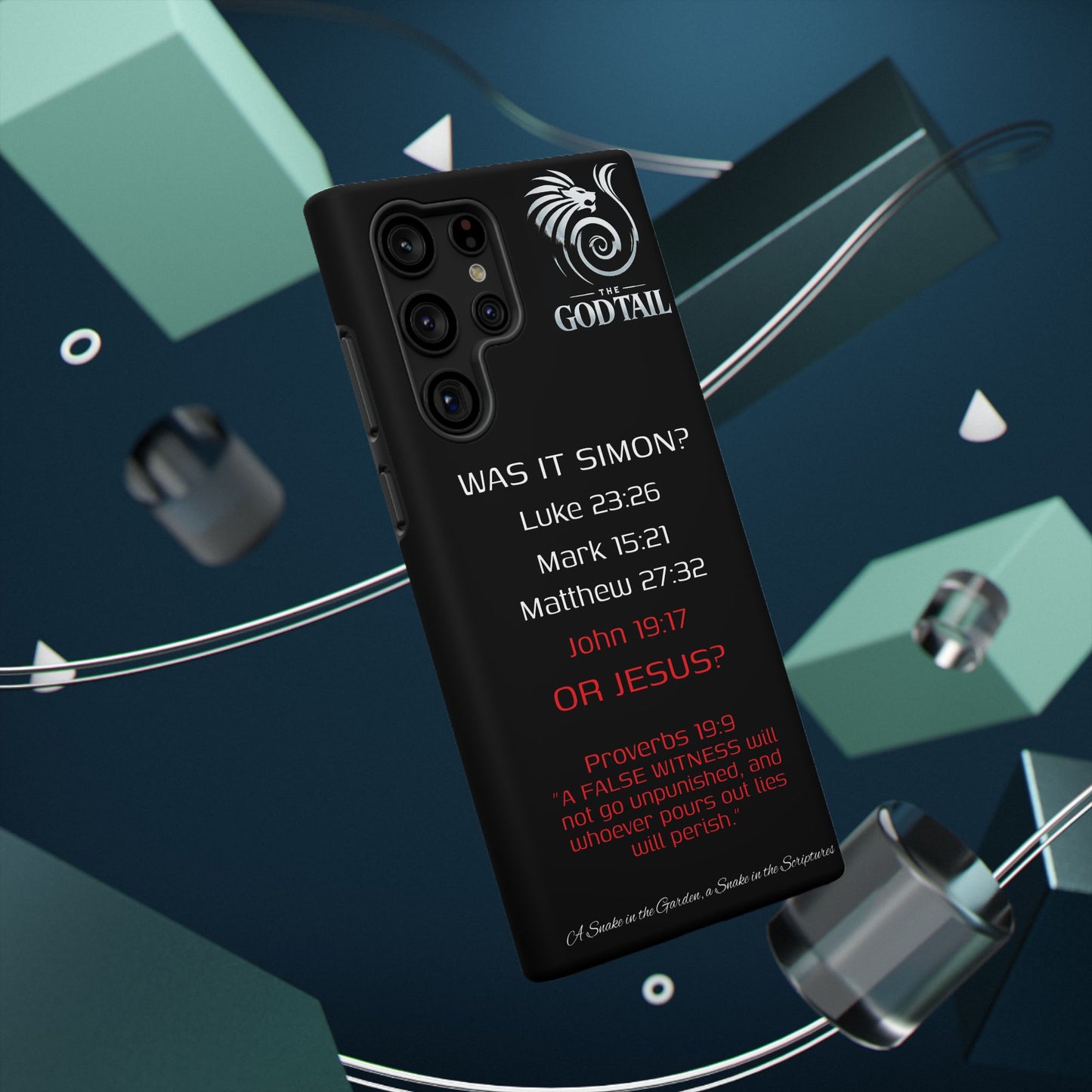 Who Carried the Cross Inconsistency - (iPhone & Samsung Galaxy) Phone Case
