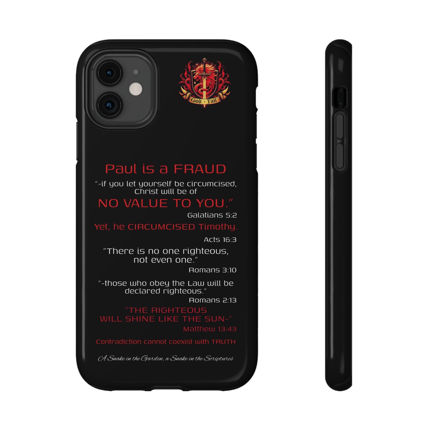 Paul's Inconsistent Philosophy - (iPhone & Samsung Galaxy) Phone Case