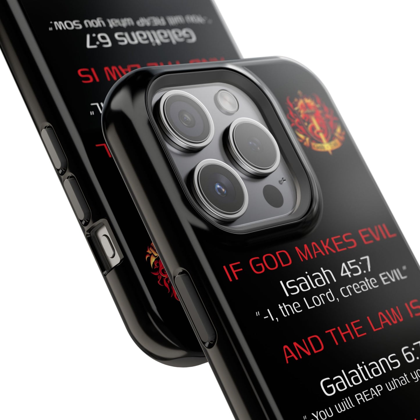 Inconsistency of God Creating Evil - (iPhone and Samsung Galaxy) Phone Case