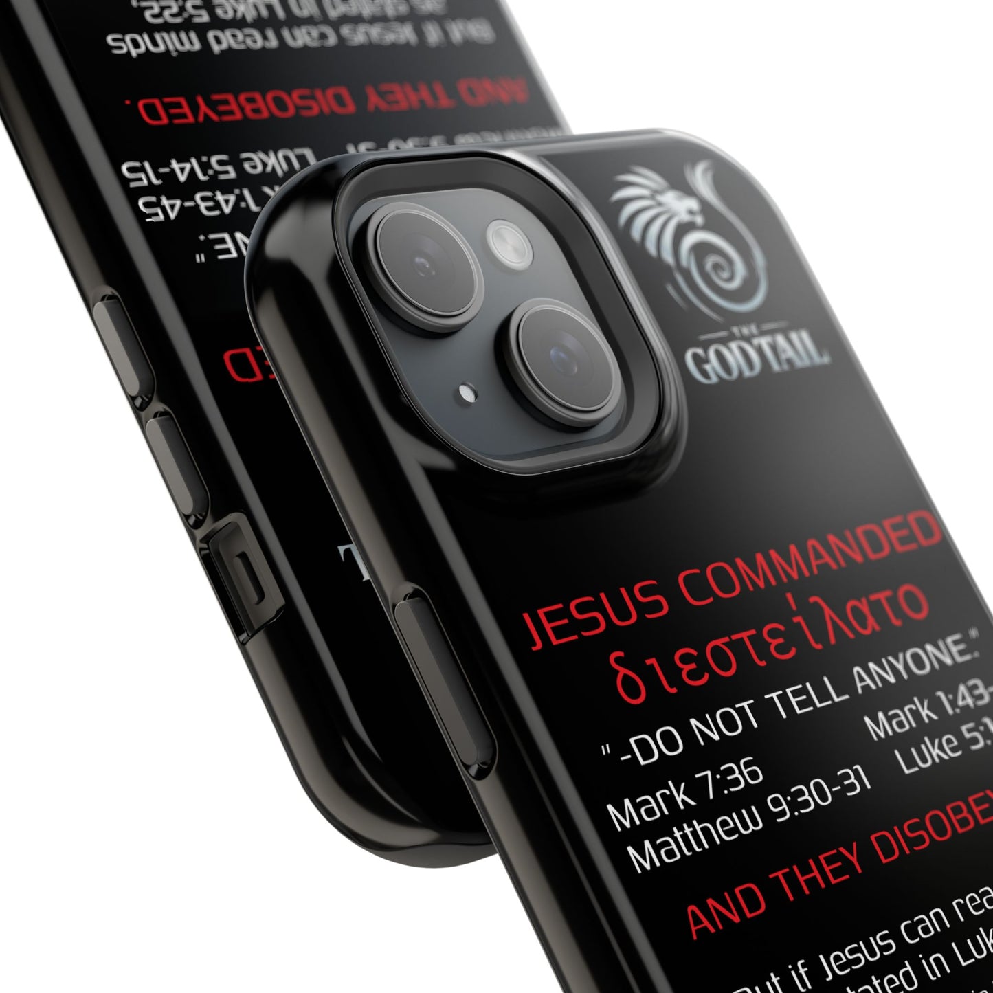 Jesus Leading to Sin Inconsistency - (iPhone & Samsung Galaxy) Phone Case