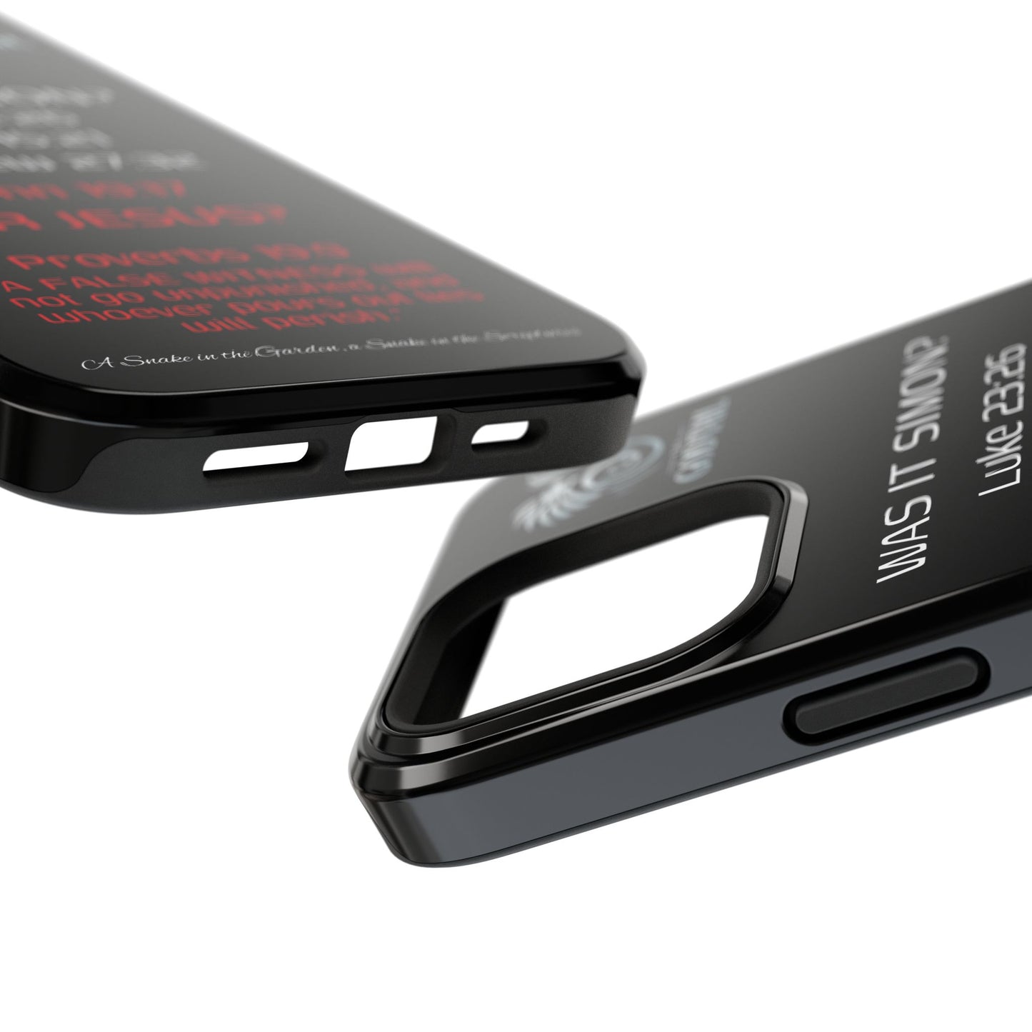 Who Carried the Cross Inconsistency - (iPhone & Samsung Galaxy) Phone Case