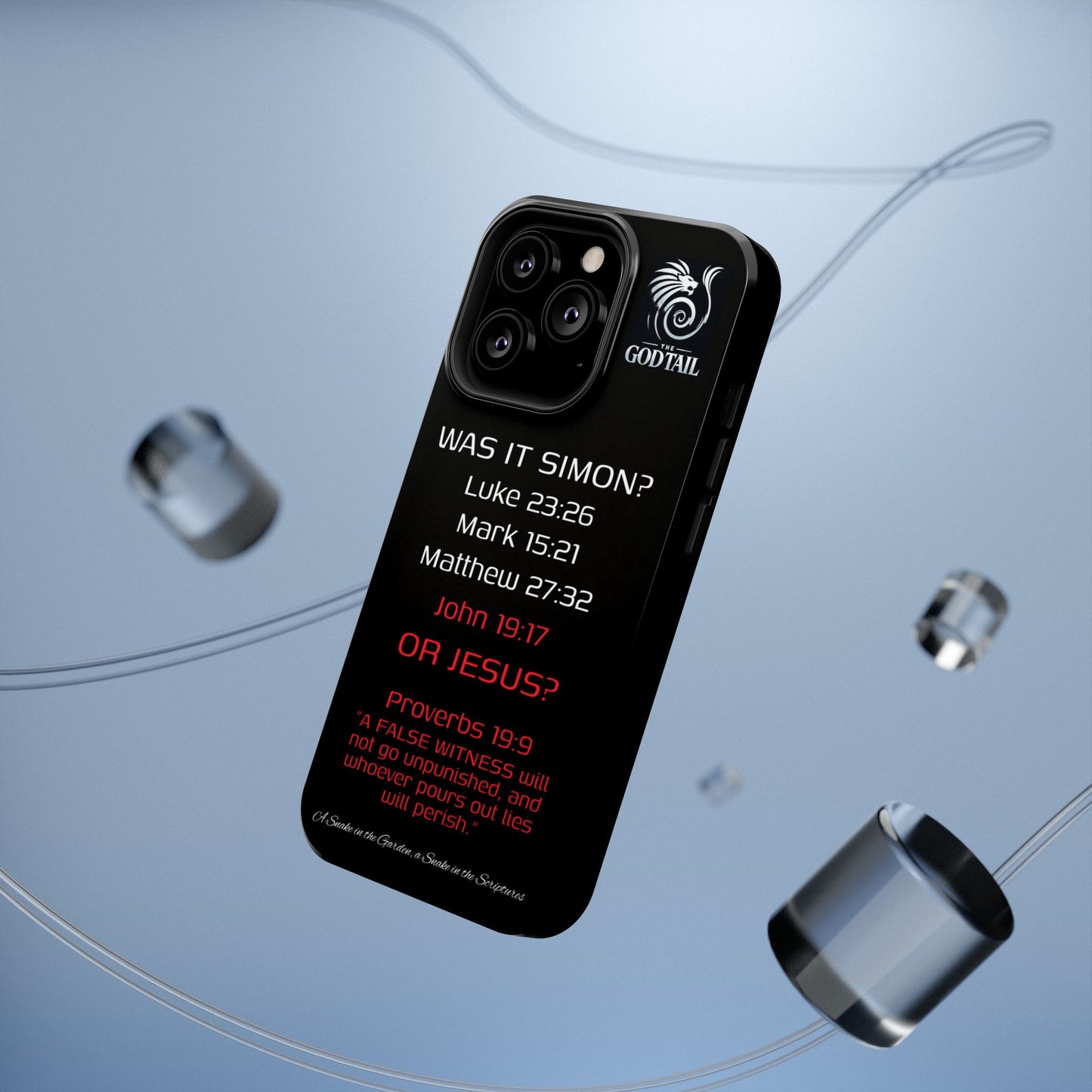 Who Carried the Cross Inconsistency - (iPhone & Samsung Galaxy) Phone Case