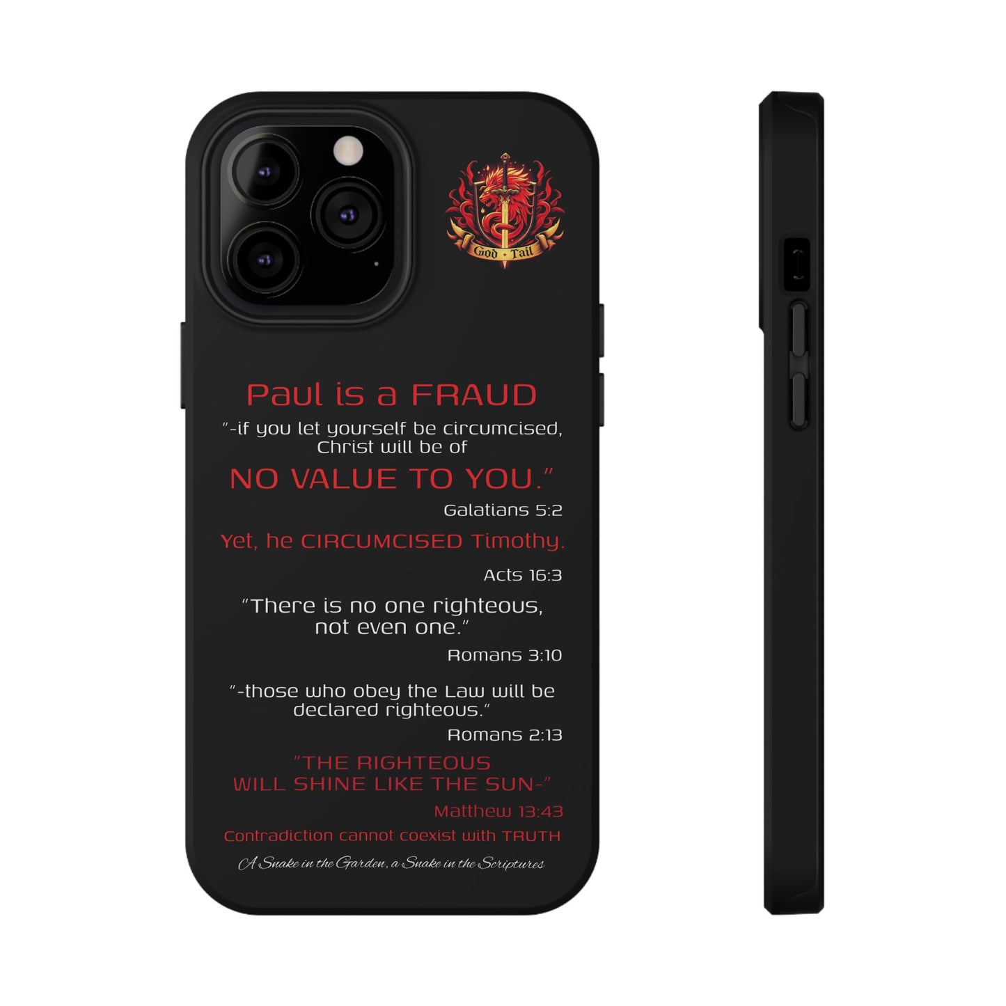 Paul's Inconsistent Philosophy - (iPhone & Samsung Galaxy) Phone Case