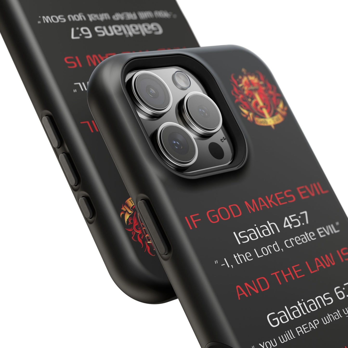 Inconsistency of God Creating Evil - (iPhone and Samsung Galaxy) Phone Case