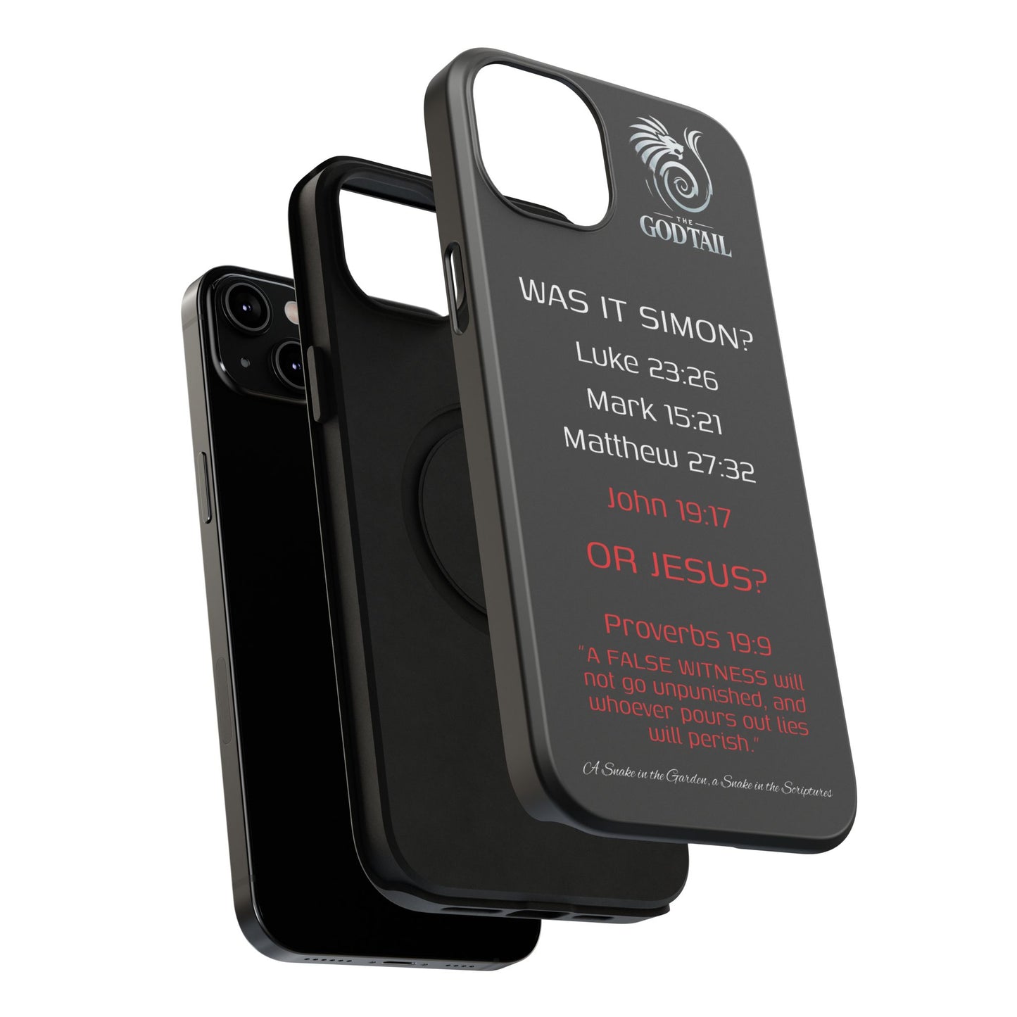 Who Carried the Cross Inconsistency - (iPhone & Samsung Galaxy) Phone Case
