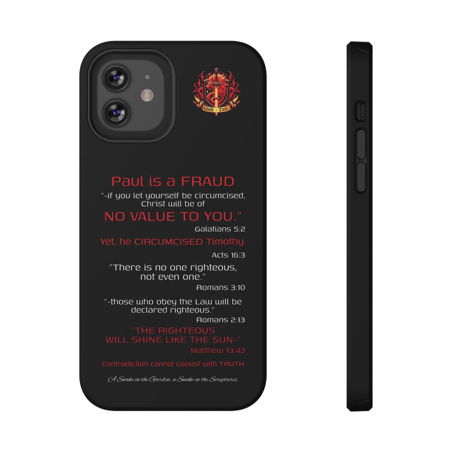 Paul's Inconsistent Philosophy - (iPhone & Samsung Galaxy) Phone Case