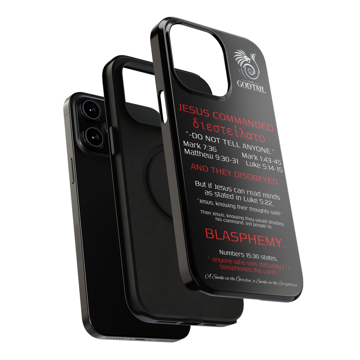 Jesus Leading to Sin Inconsistency - (iPhone & Samsung Galaxy) Phone Case