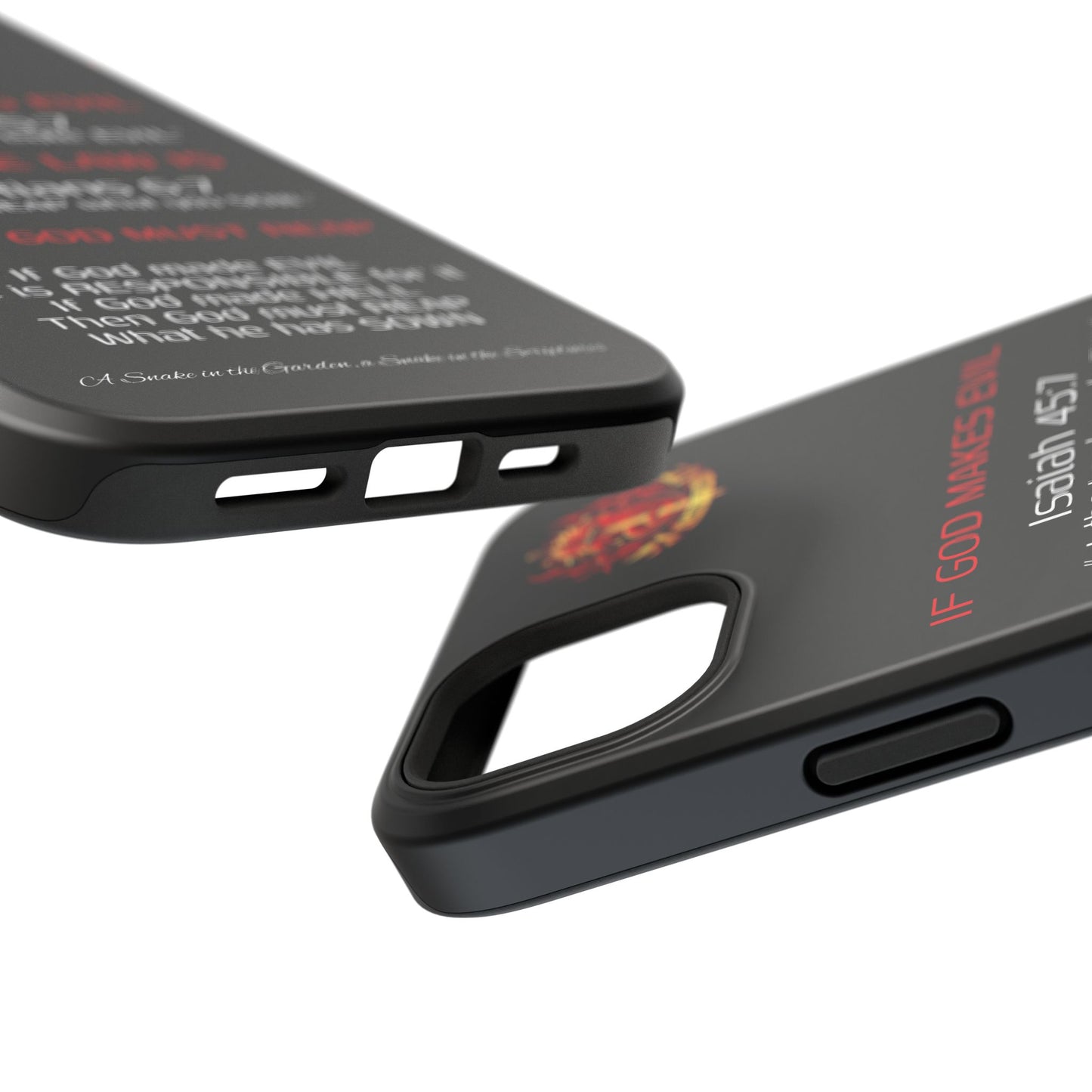 Inconsistency of God Creating Evil - (iPhone and Samsung Galaxy) Phone Case
