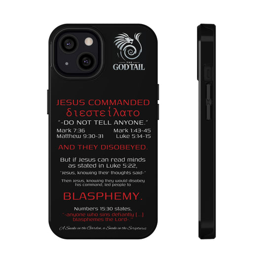 Jesus Leading to Sin Inconsistency - (iPhone & Samsung Galaxy) Phone Case