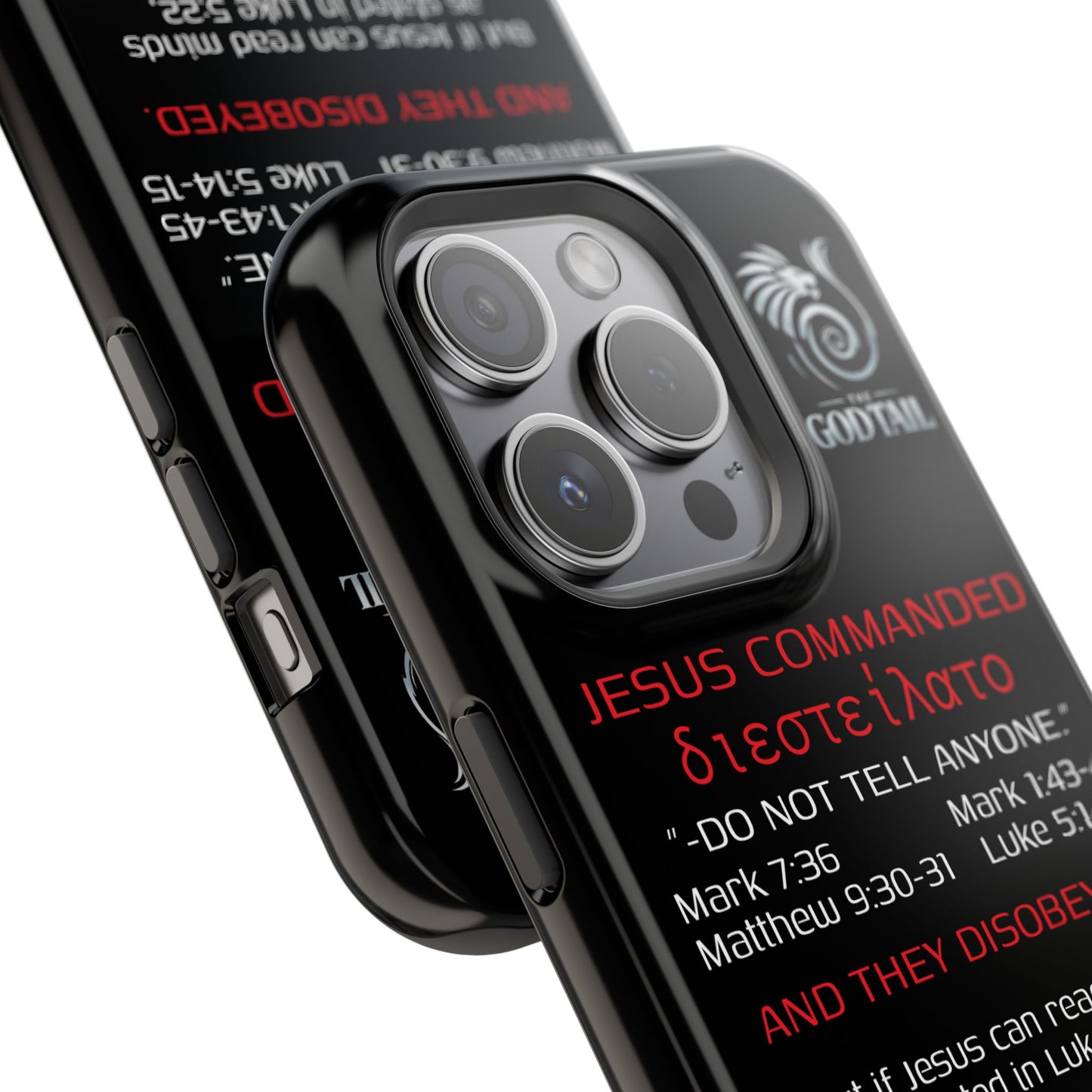 Jesus Leading to Sin Inconsistency - (iPhone & Samsung Galaxy) Phone Case