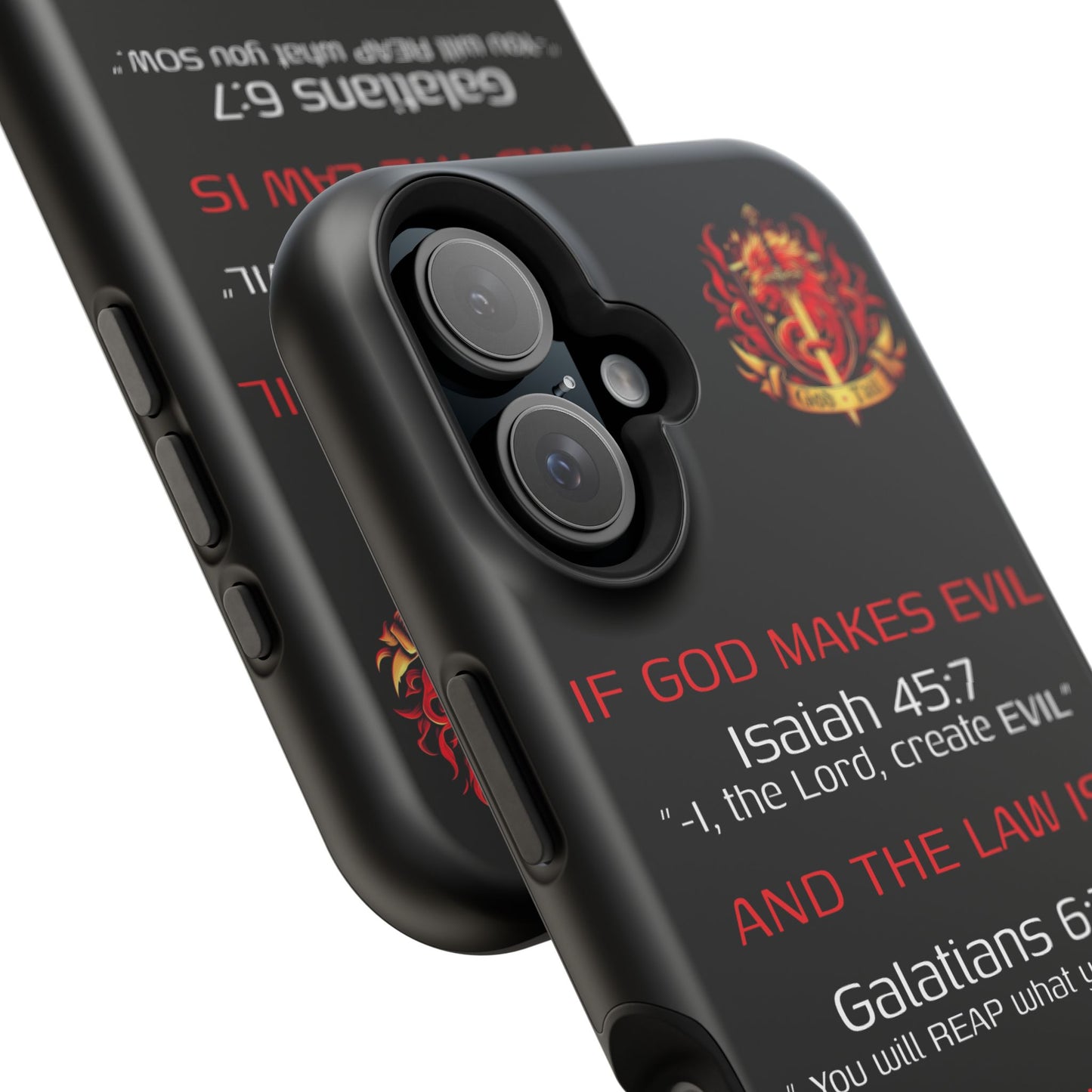 Inconsistency of God Creating Evil - (iPhone and Samsung Galaxy) Phone Case